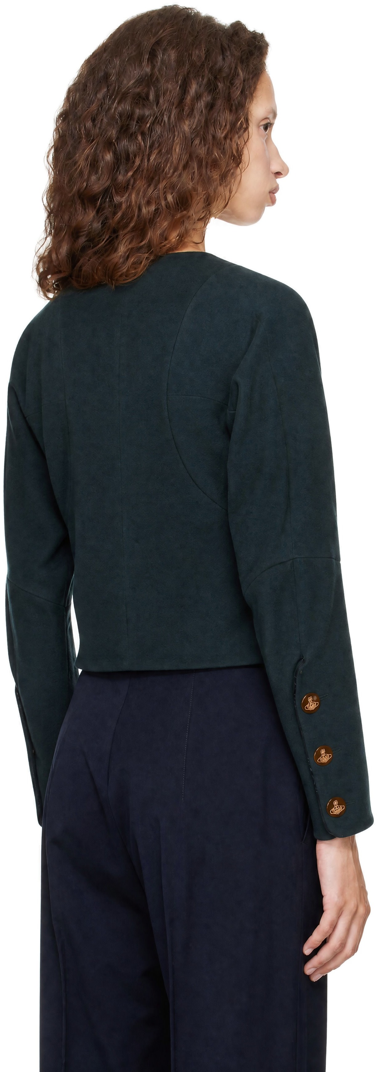 Vivienne Westwood: Green Pourpoint Jacket | SSENSE