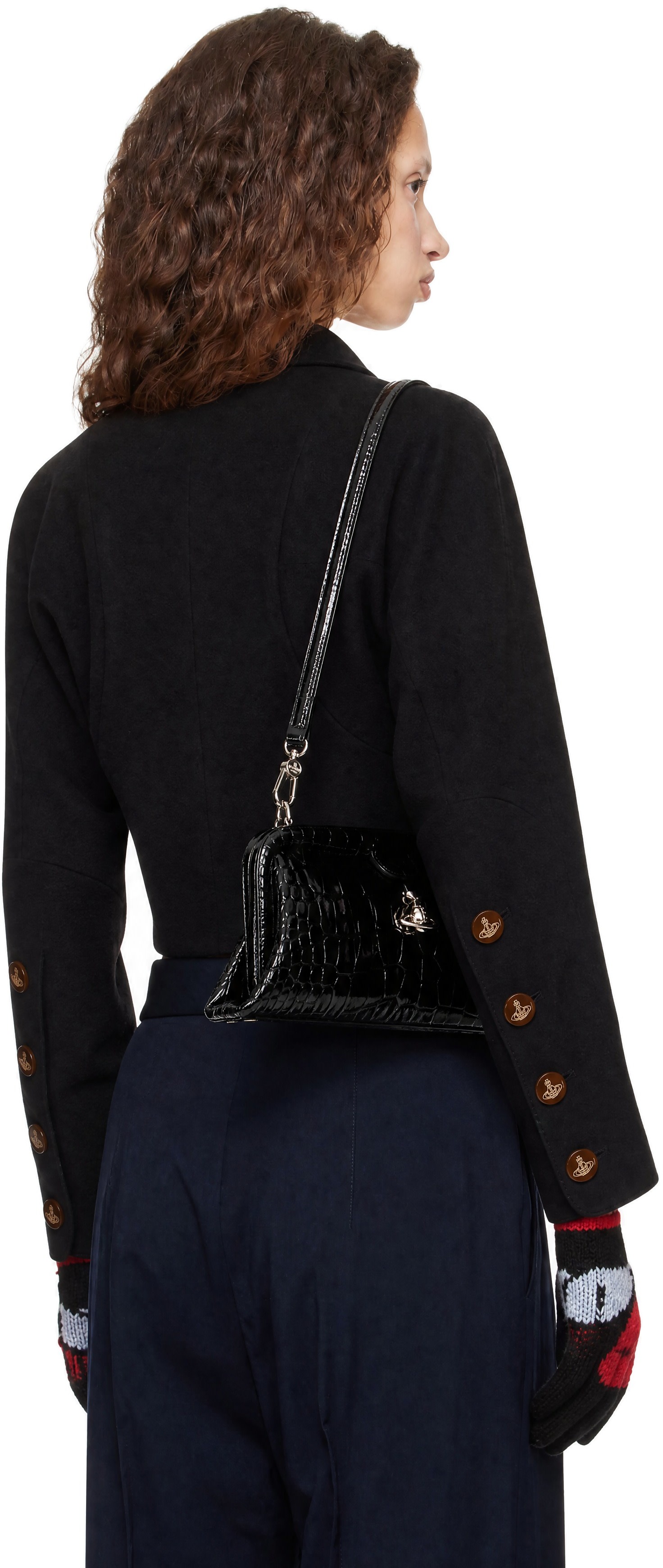 Vivienne Westwood: Black Pourpoint Jacket | SSENSE