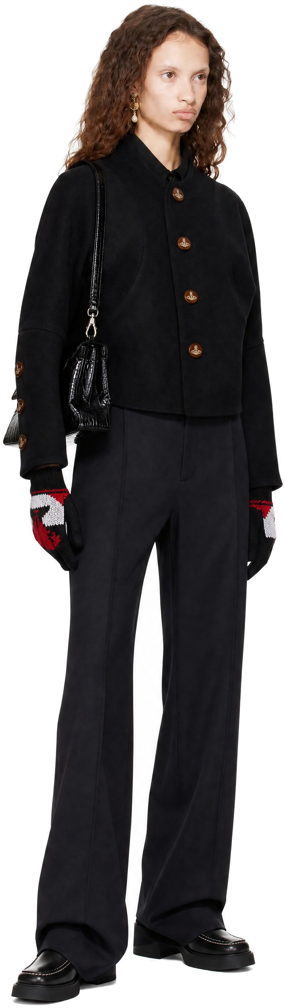 Vivienne Westwood: Black Pourpoint Jacket | SSENSE
