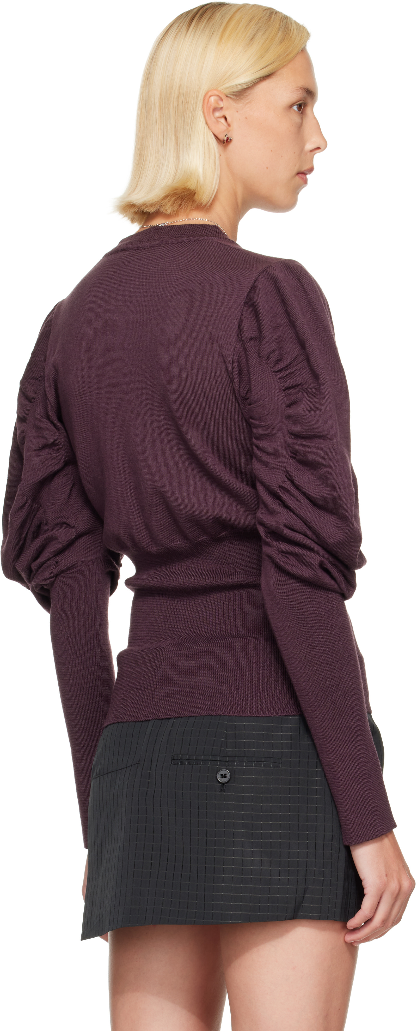Vivienne Westwood: Purple Eli Cardigan | SSENSE