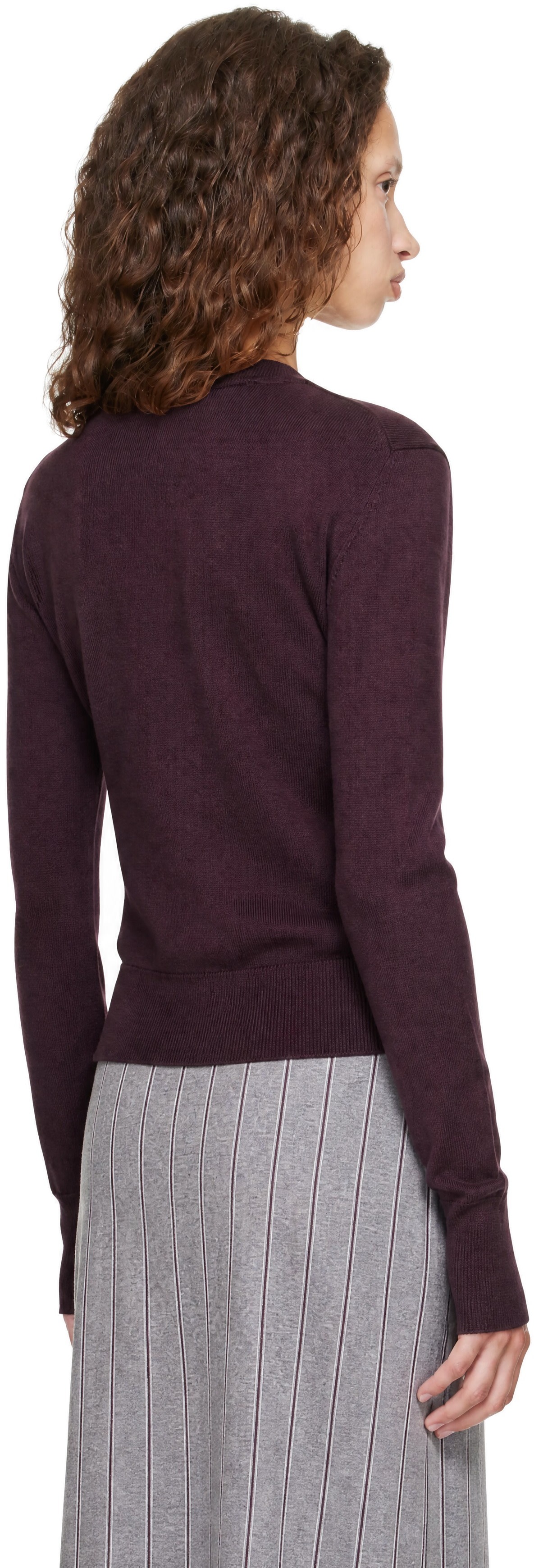 Vivienne Westwood: Purple Bea Cardigan | SSENSE