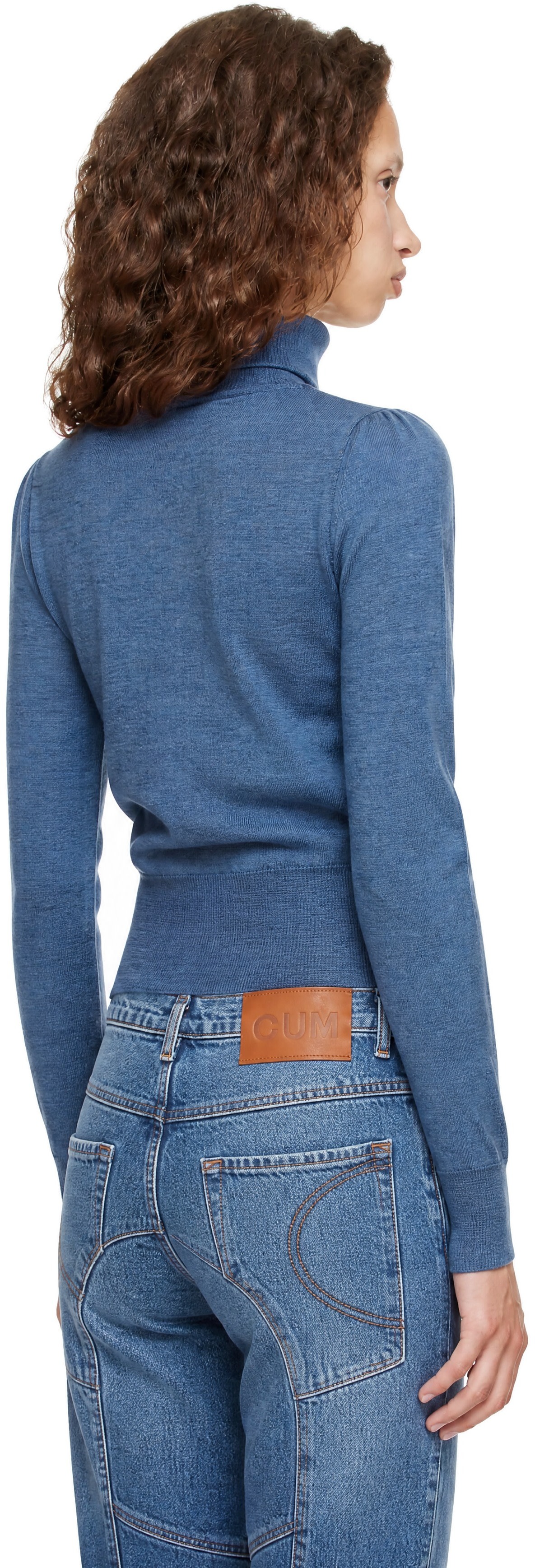Vivienne Westwood: Blue Pamela Turtleneck | SSENSE