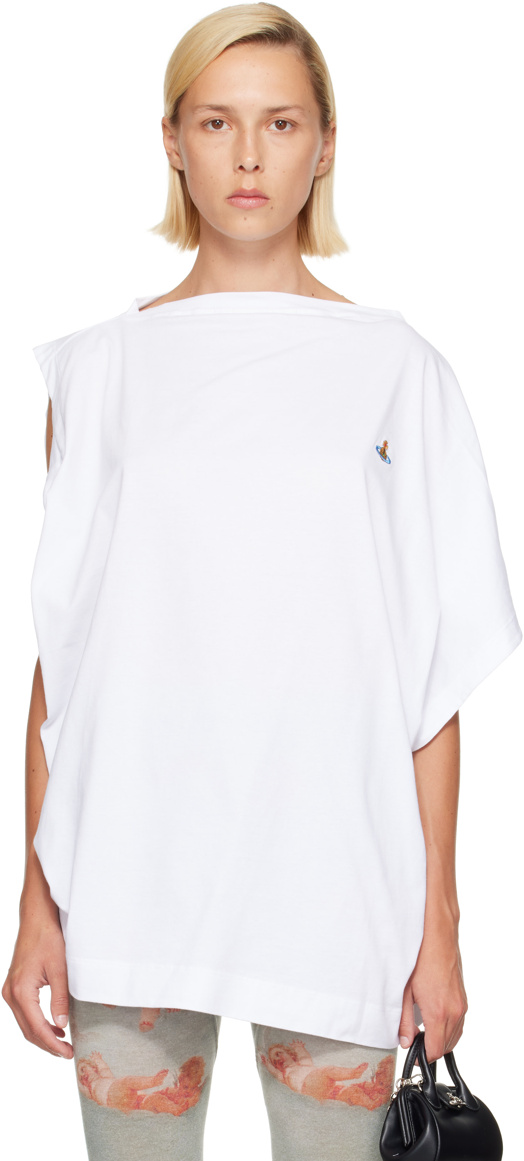 Vivienne Westwood: White Oversized Hebo T-shirt | SSENSE