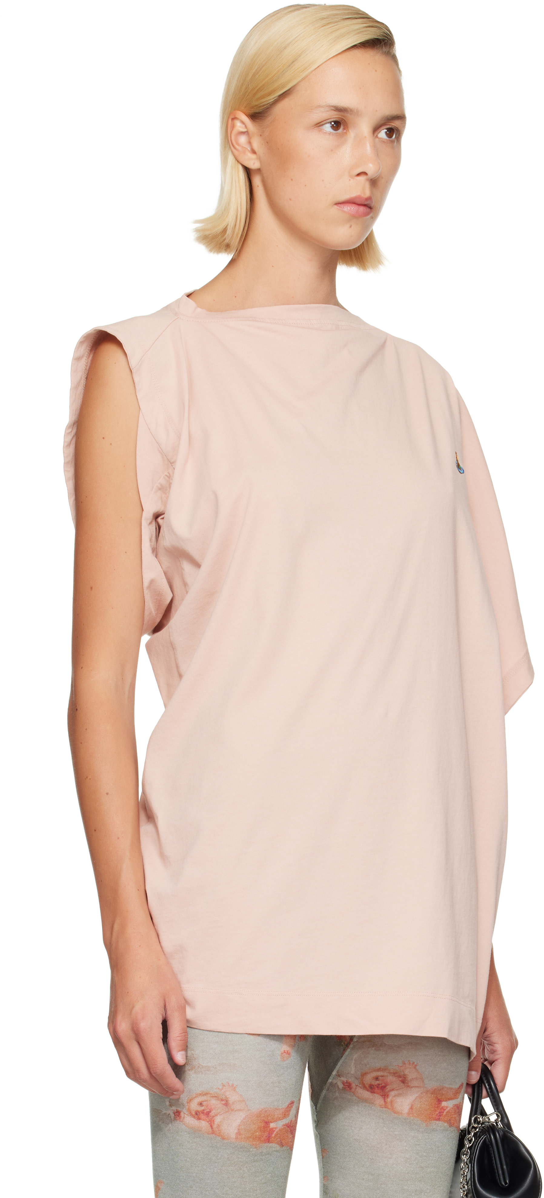Vivienne Westwood: ピンク Hebo オーバーサイズ Tシャツ | SSENSE 日本
