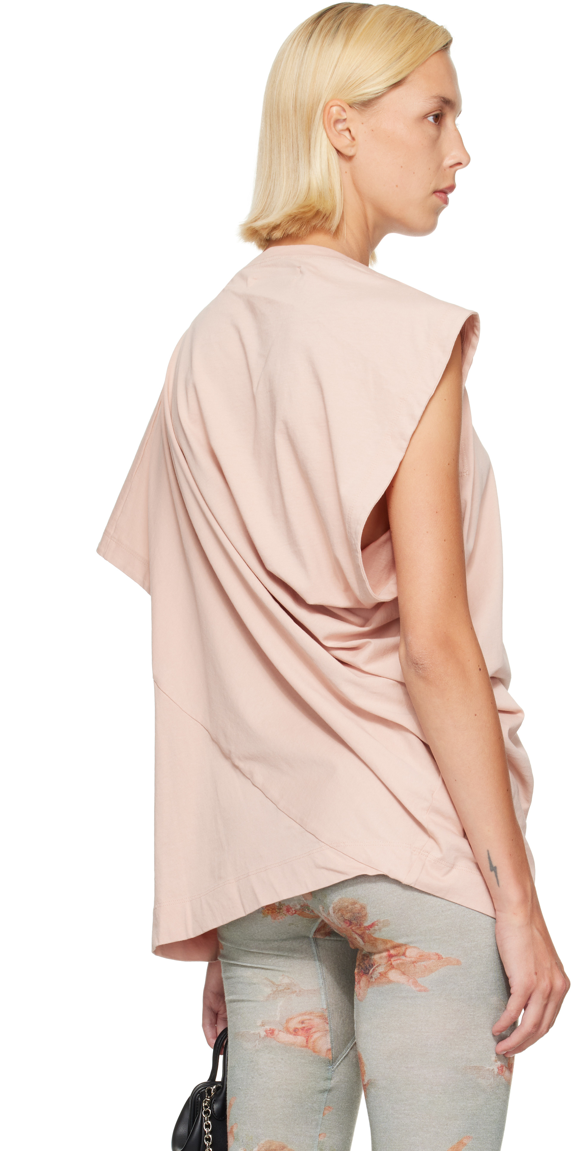 Vivienne Westwood: Pink Oversized Hebo T-shirt | SSENSE