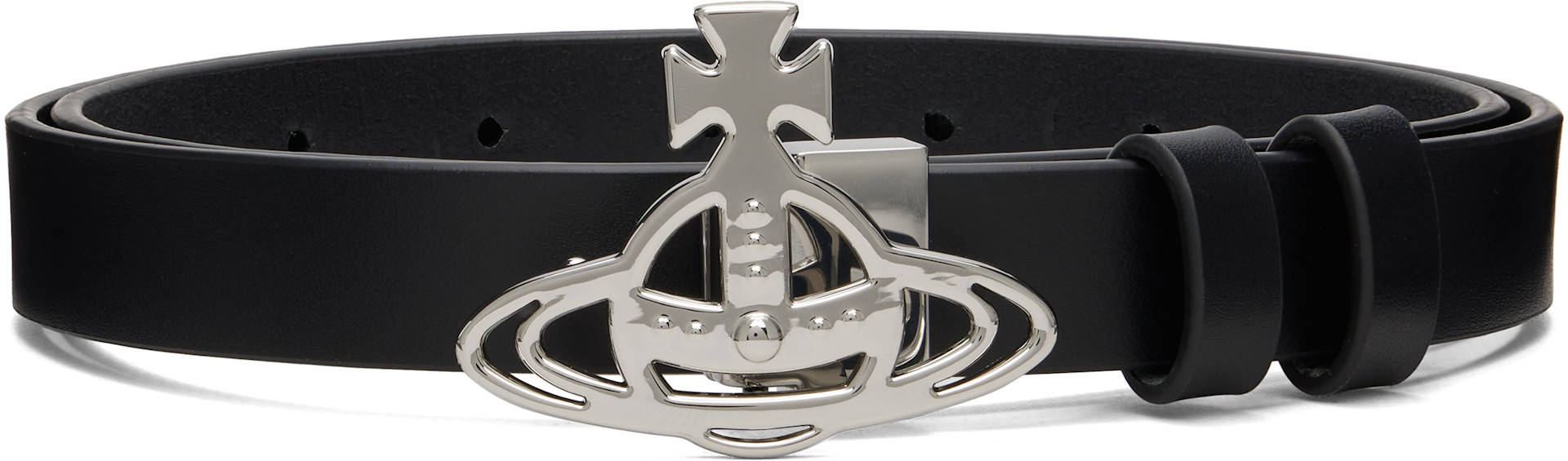 vivienne westwoodベルト Vivienne Westwood: ブラック Orb バックル