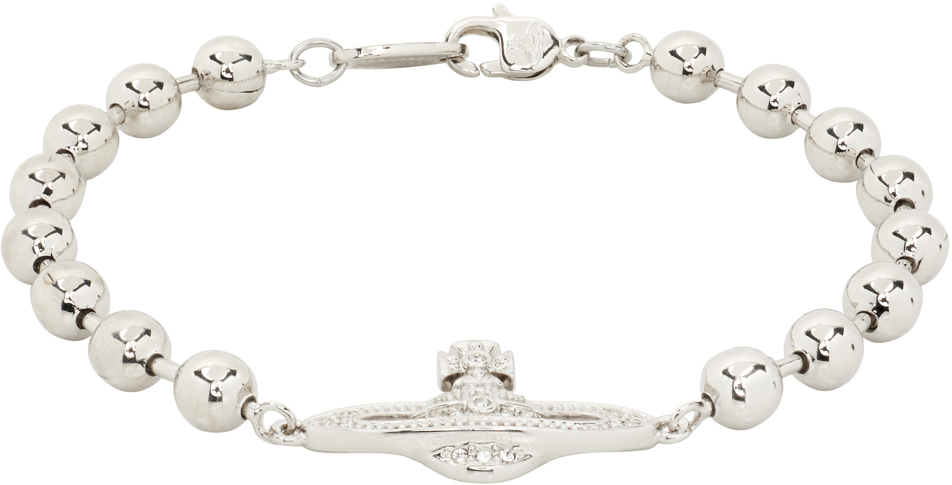 Vivienne Westwood Mini Bas Relief ブレスレット Vivienne Westwood: Thames Mini Bas Relief Bracelet | SSENSE