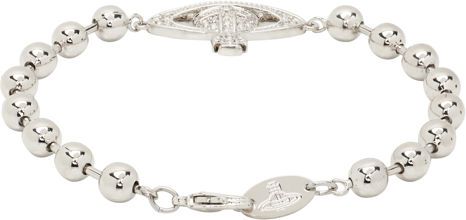 Vivienne Westwood: Thames Mini Bas Relief Bracelet | SSENSE