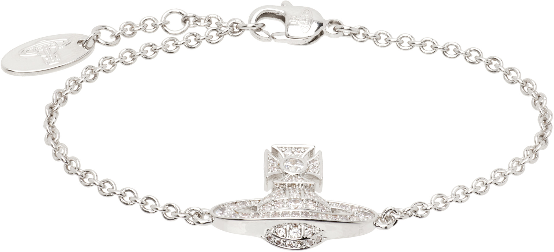 Vivienne Westwood: Carmela Bas Relief Bracelet | SSENSE