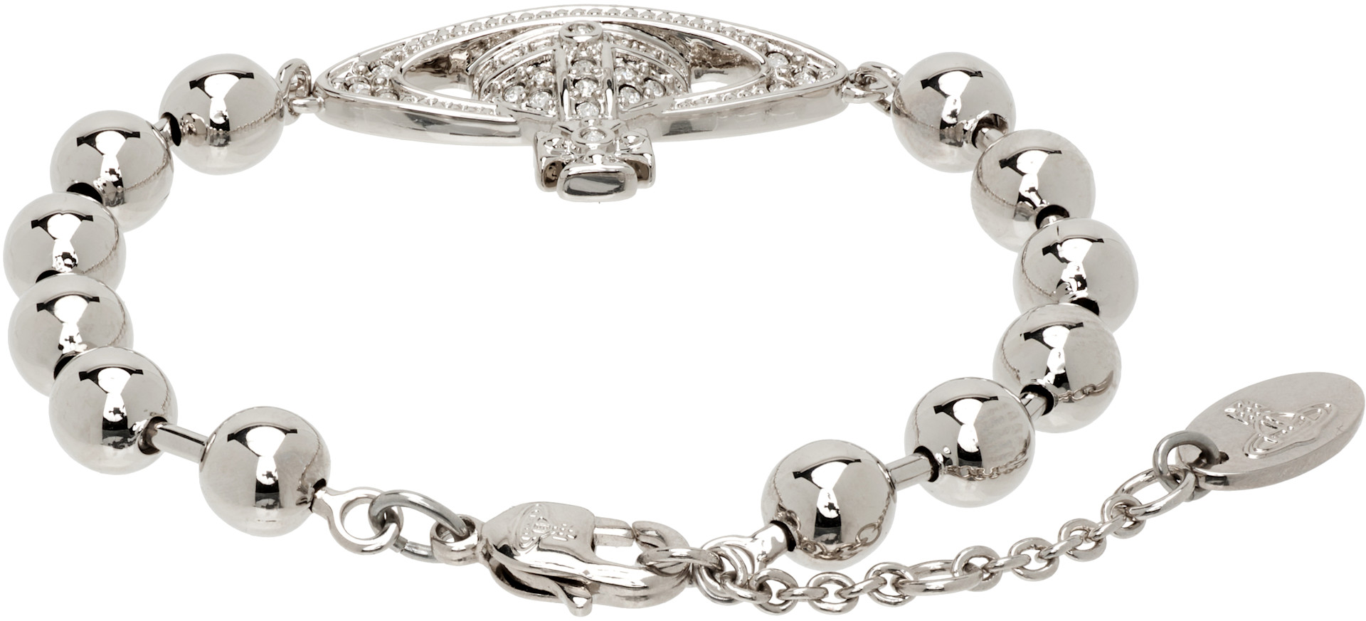 Vivienne Westwood: Thames Mini Bas Relief Bracelet | SSENSE