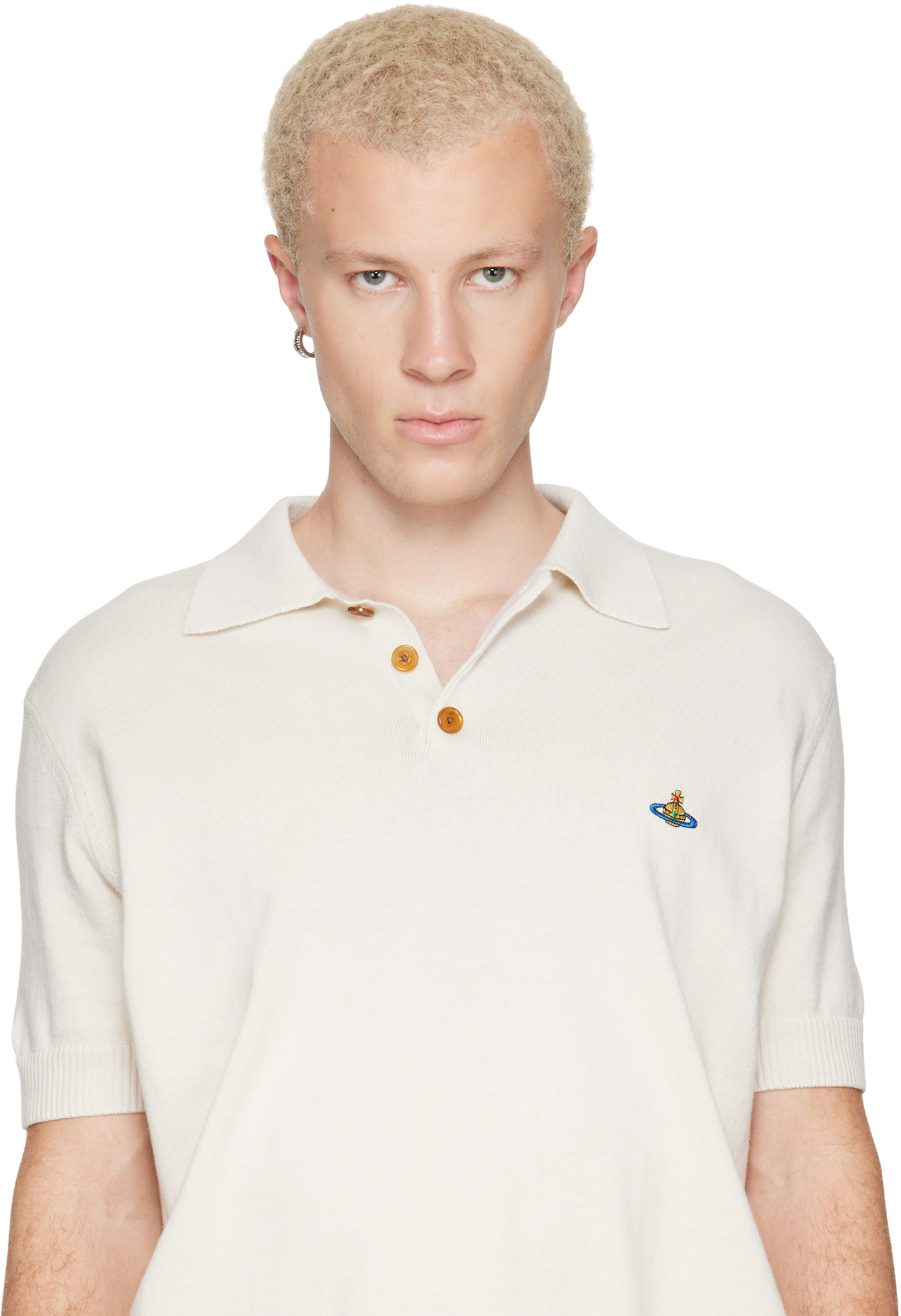 MAN WESTMINSTER シングルフープピアス Vivienne Westwood: Man Westminster シングル フープピアス | SSENSE 日本