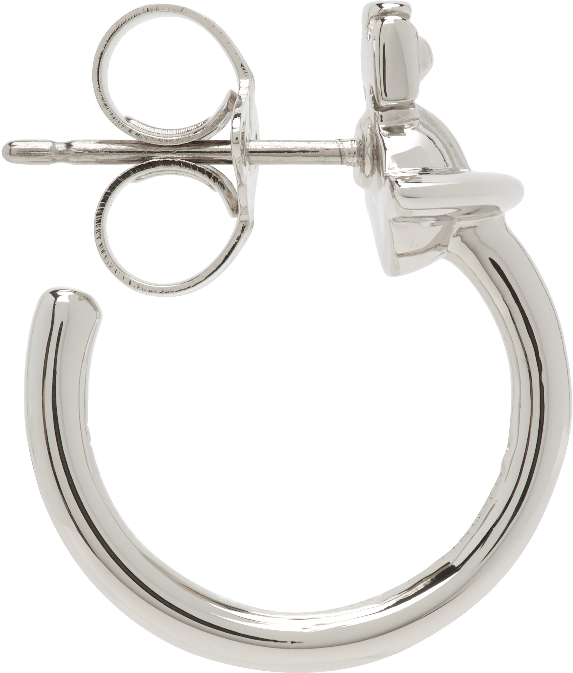 Vivienne Westwood: Vera Single Hoop Earring | SSENSE
