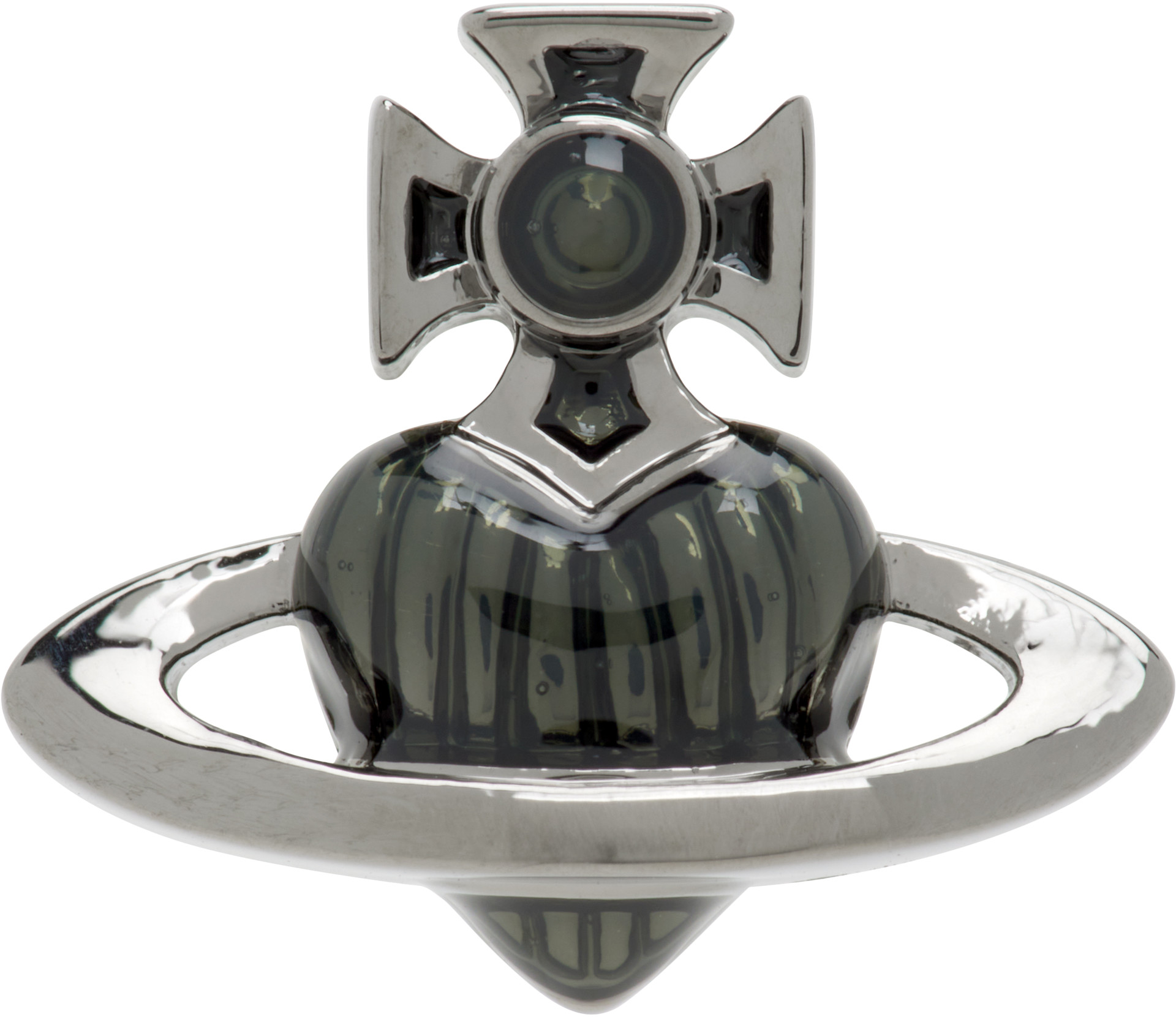 Vivienne Westwood: Man Fabianno Stud Single Earring | SSENSE