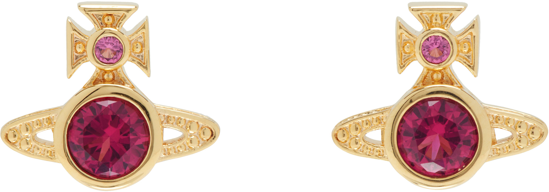 Vivienne Westwood: London Orb ピアス | SSENSE 日本
