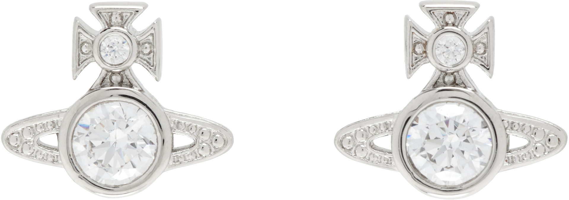 Vivienne Westwood: London Orb Earrings | SSENSE Canada