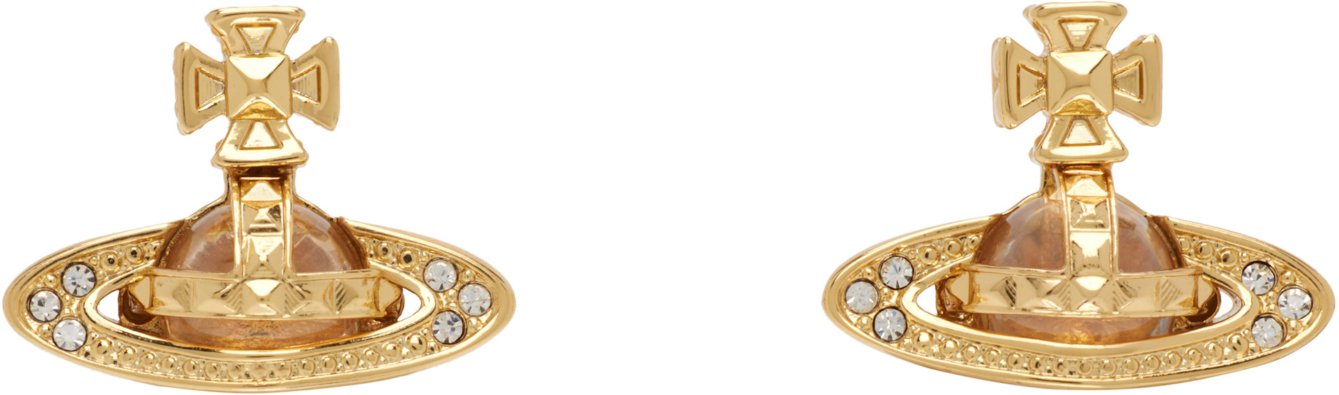 ヴィヴィアン ウエストウッド PINA BAS PELIFE ピアス Vivienne Westwood: Pina Bas Relief ピアス | SSENSE 日本
