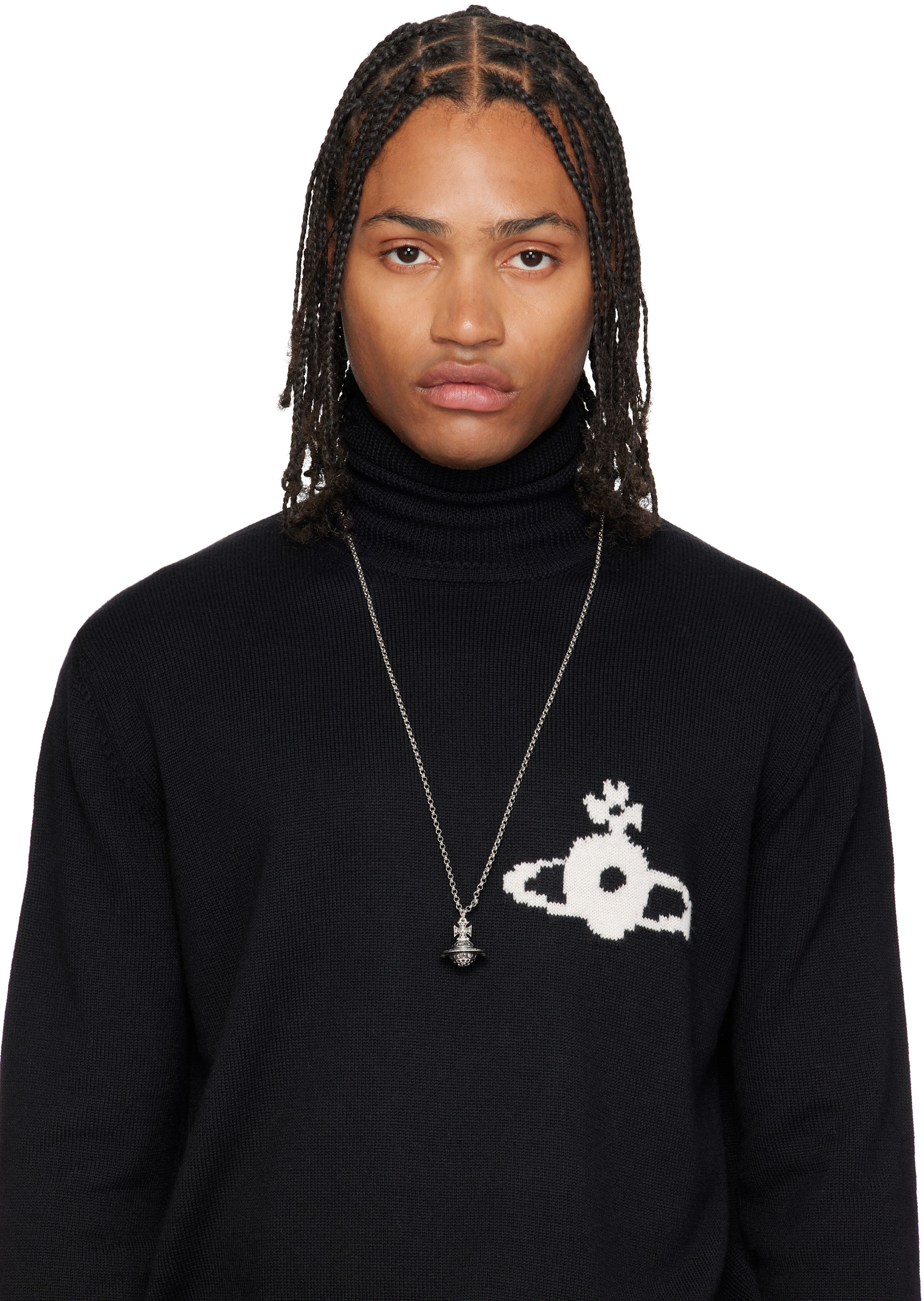 Vivienne Westwood: Man Lancelot Orb Pendant Necklace | SSENSE