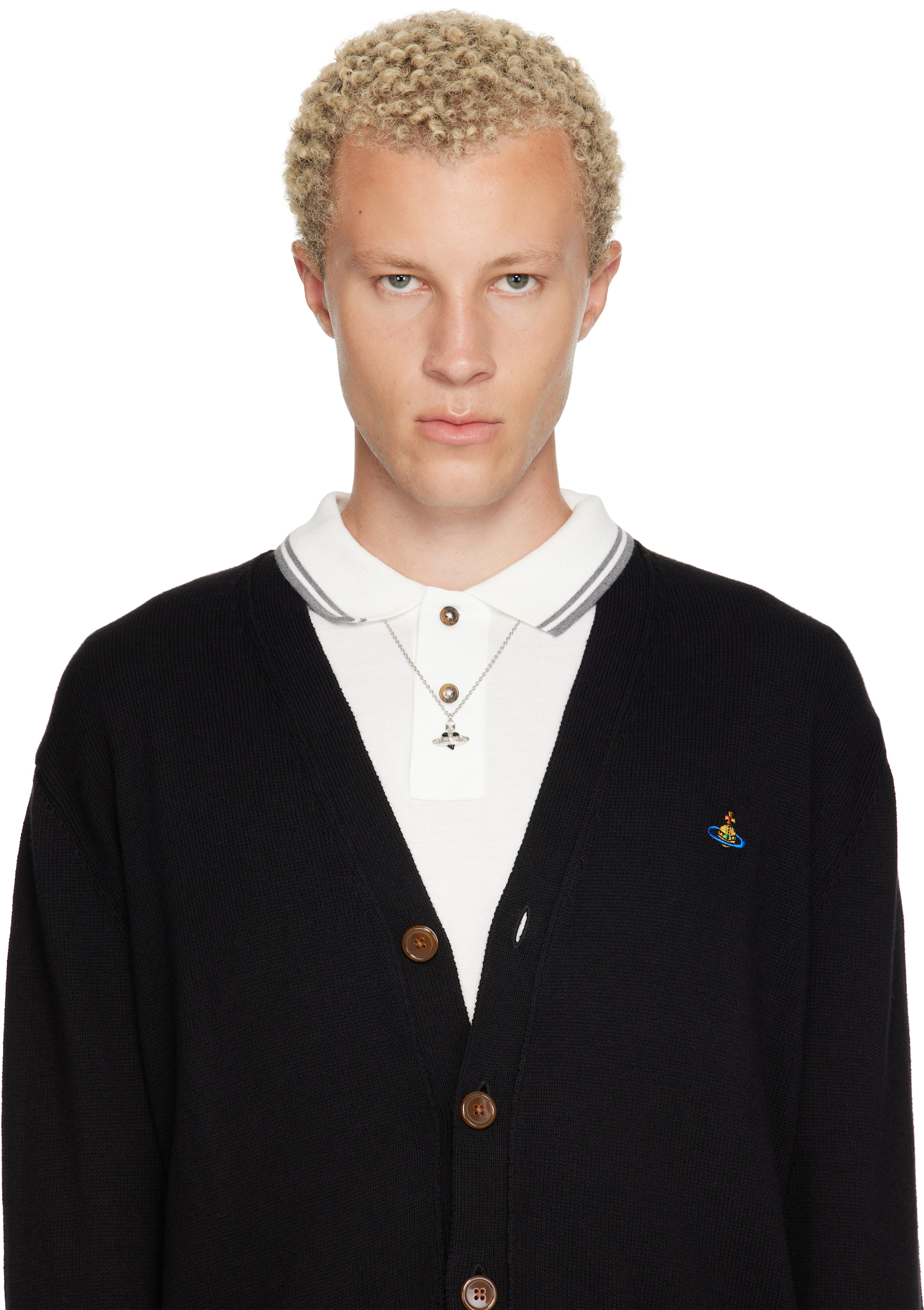 Vivienne Westwood: Man Diamante Heart ペンダント ネックレス