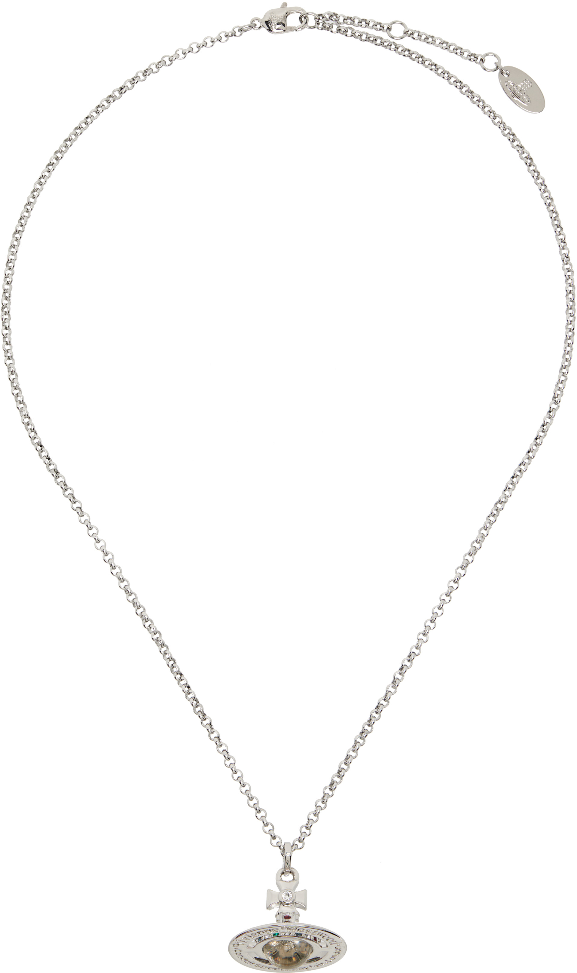 Vivienne Westwood: New Tiny Orb Pendant Necklace | SSENSE