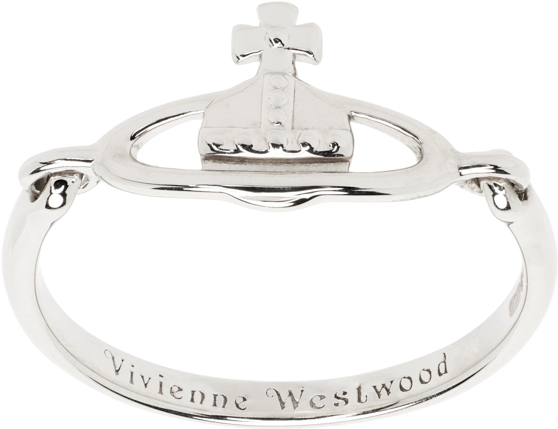 vivienne westwood リング　シルバー　VENDOME XXS Vivienne Westwood: Vendome Ring | SSENSE