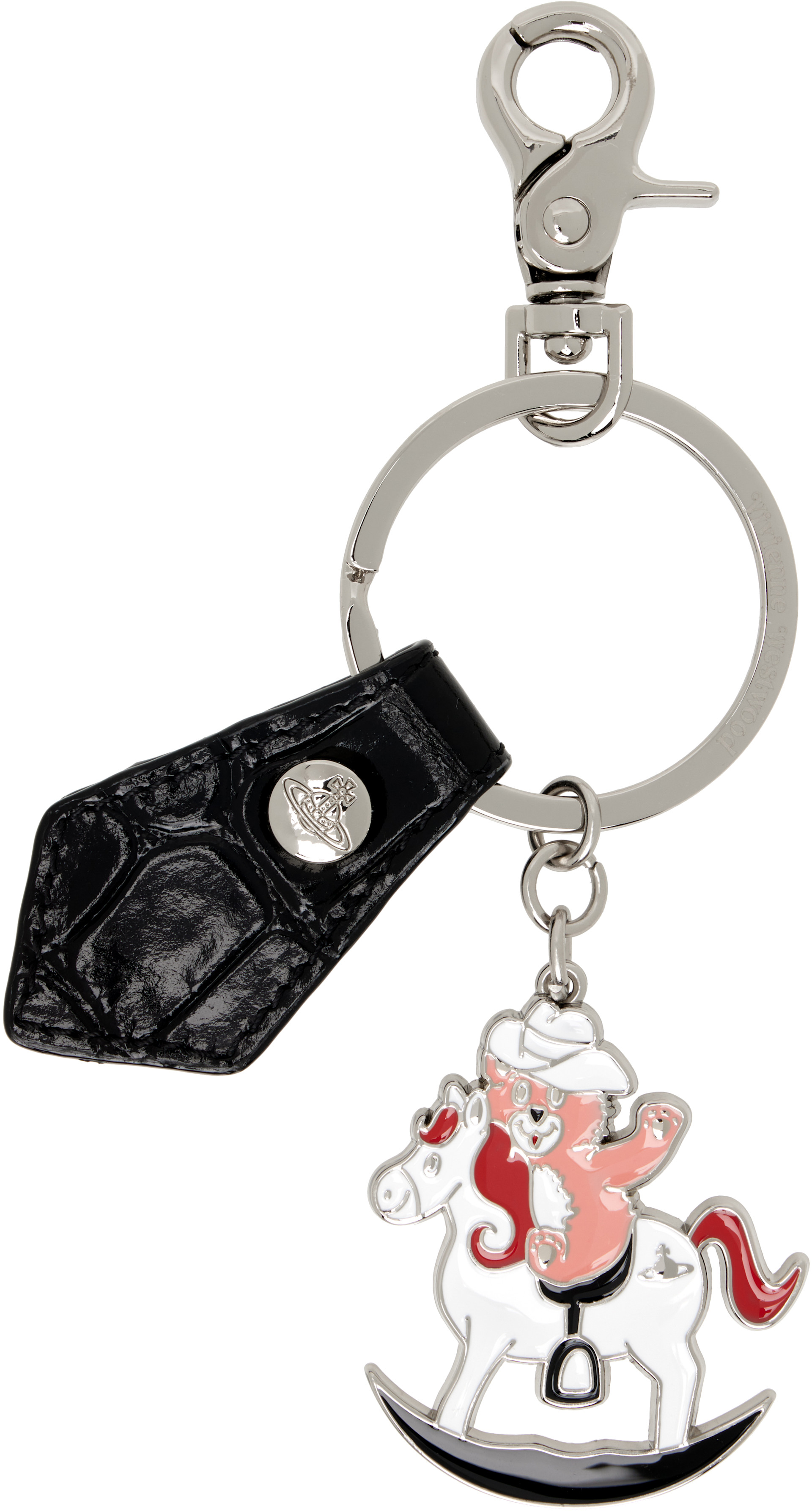 Vivienne Westwood: Rocking Horse Teddy Keychain | SSENSE