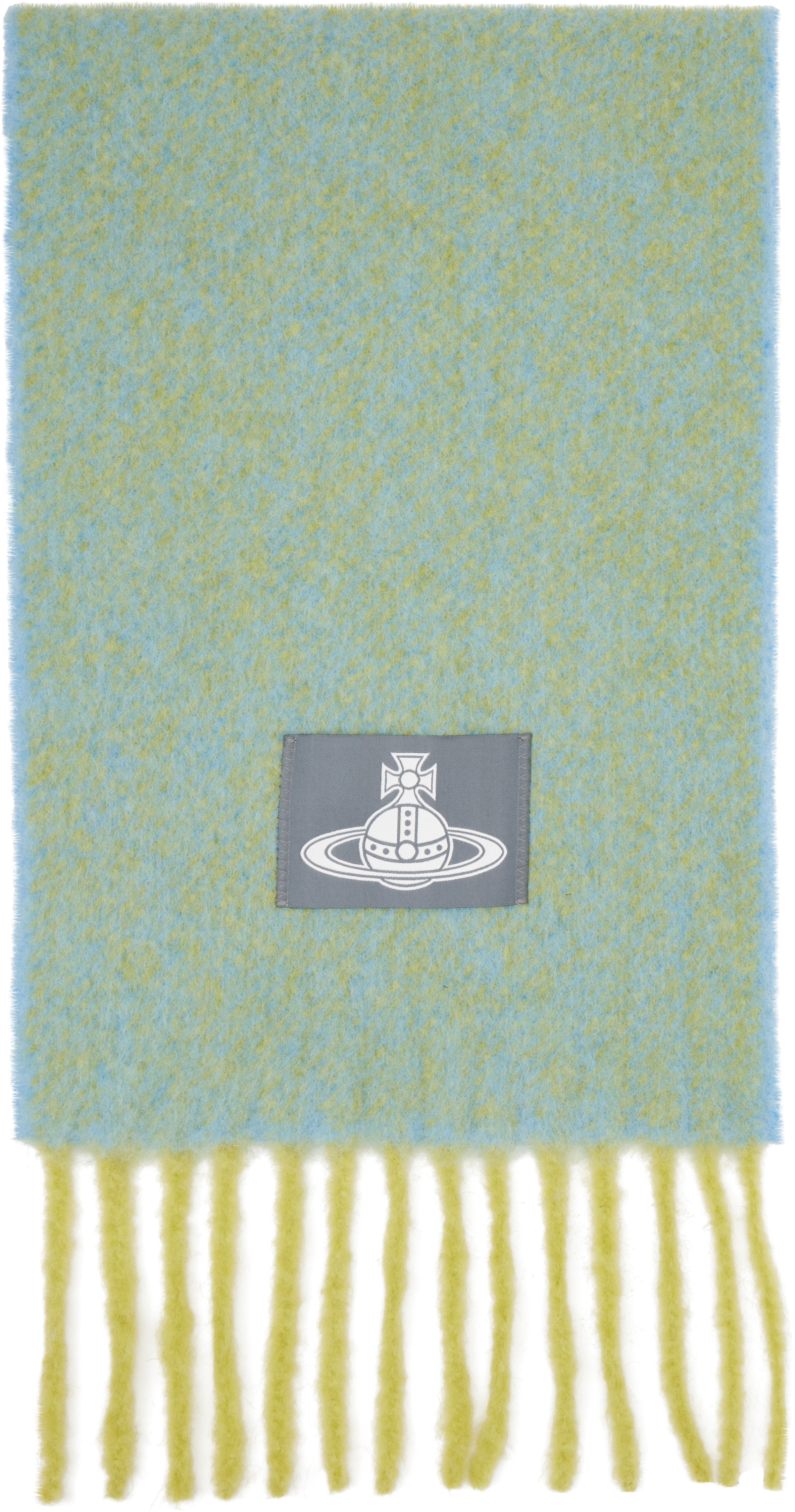 Vivienne Westwood: Yellow Alpaca Scarf | SSENSE