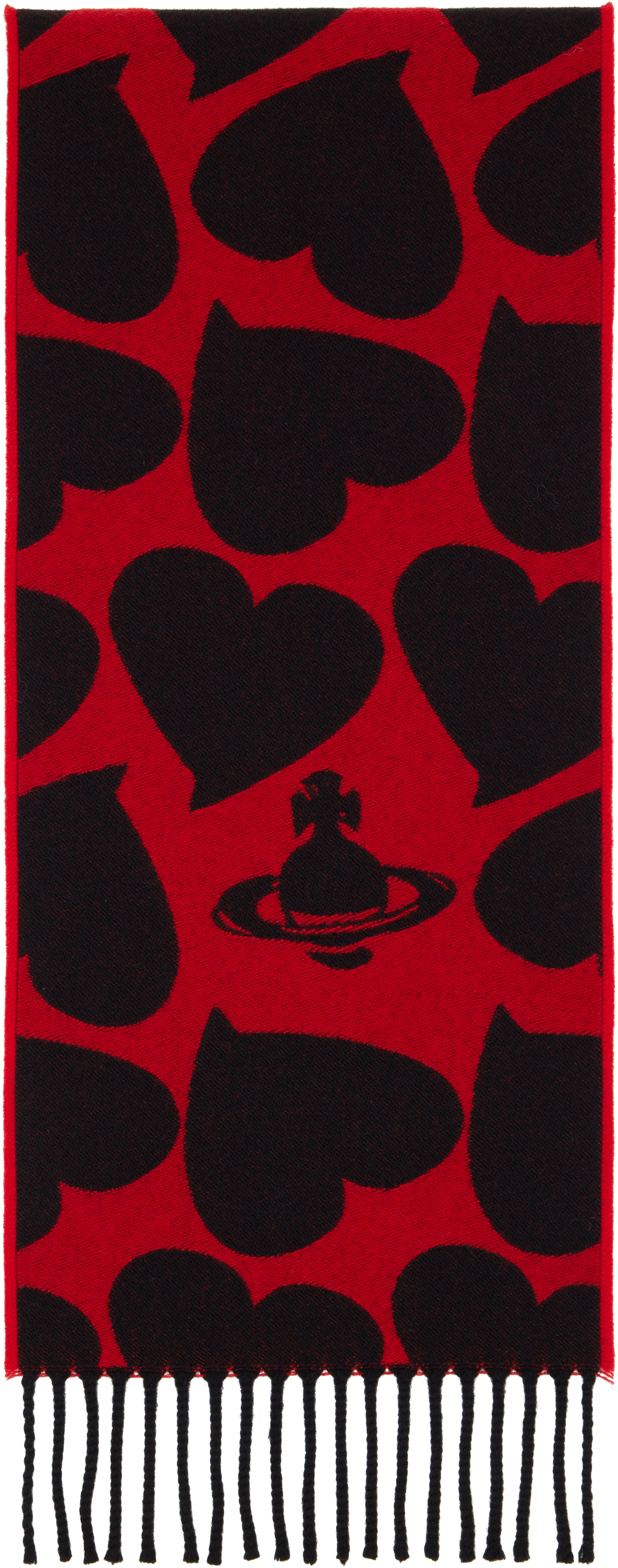 Vivienne Westwood - 레드 울 스카프