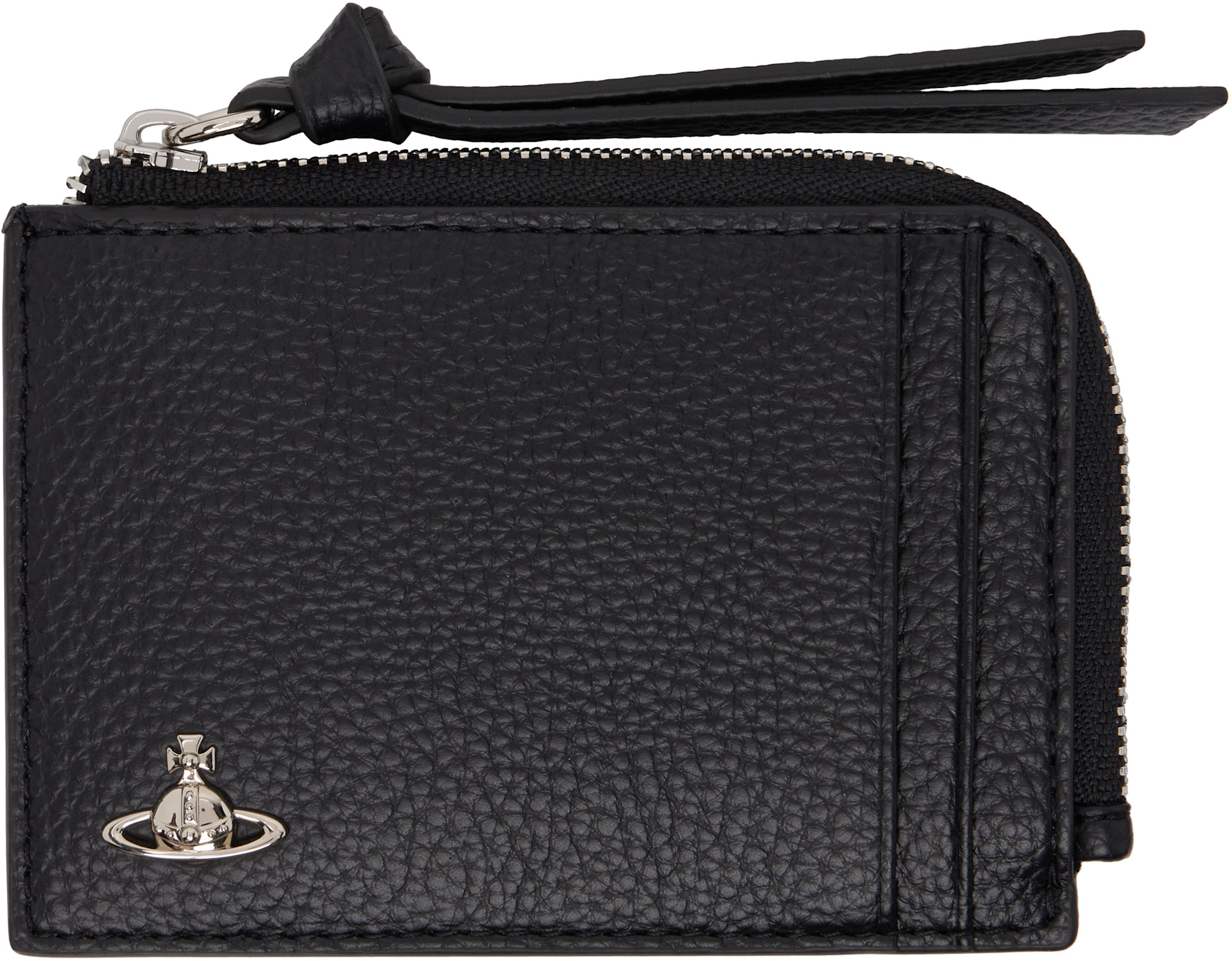 Vivienne Westwood ブラック・カードケース Vivienne Westwood: ブラック ジップカードケース | SSENSE 日本