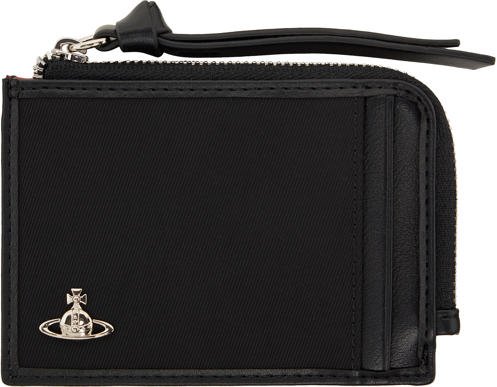 Vivienne Westwood ブラック・カードケース Vivienne Westwood: ブラック ジップカードケース | SSENSE 日本