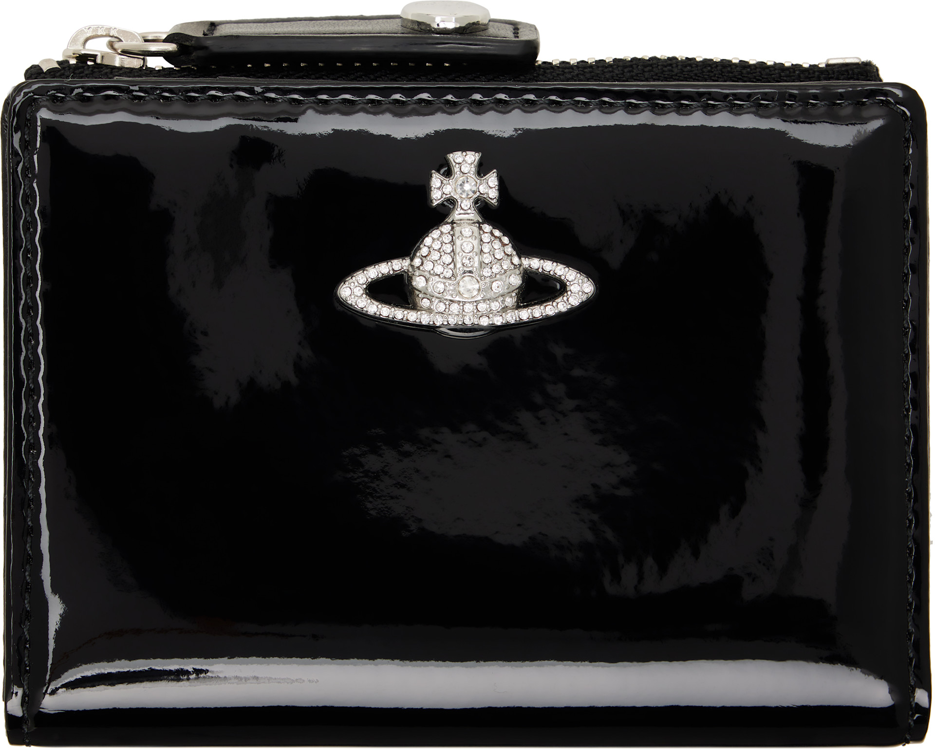  ケース ブラック Vivienne Westwood: ブラック Slim フラップカードケース | SSENSE 日本