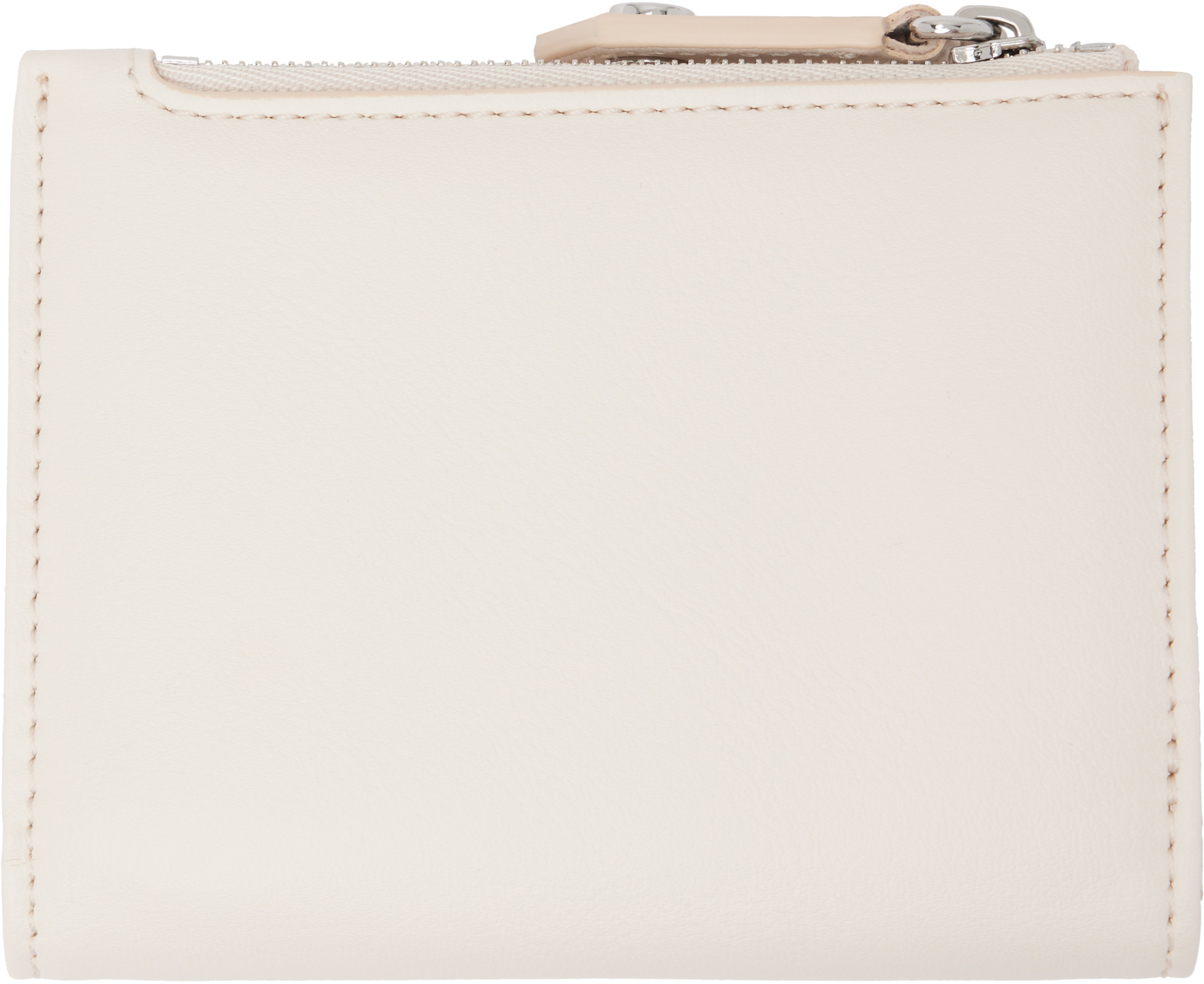 Vivienne Westwood: オフホワイト Slim Flap カードケース | SSENSE 日本