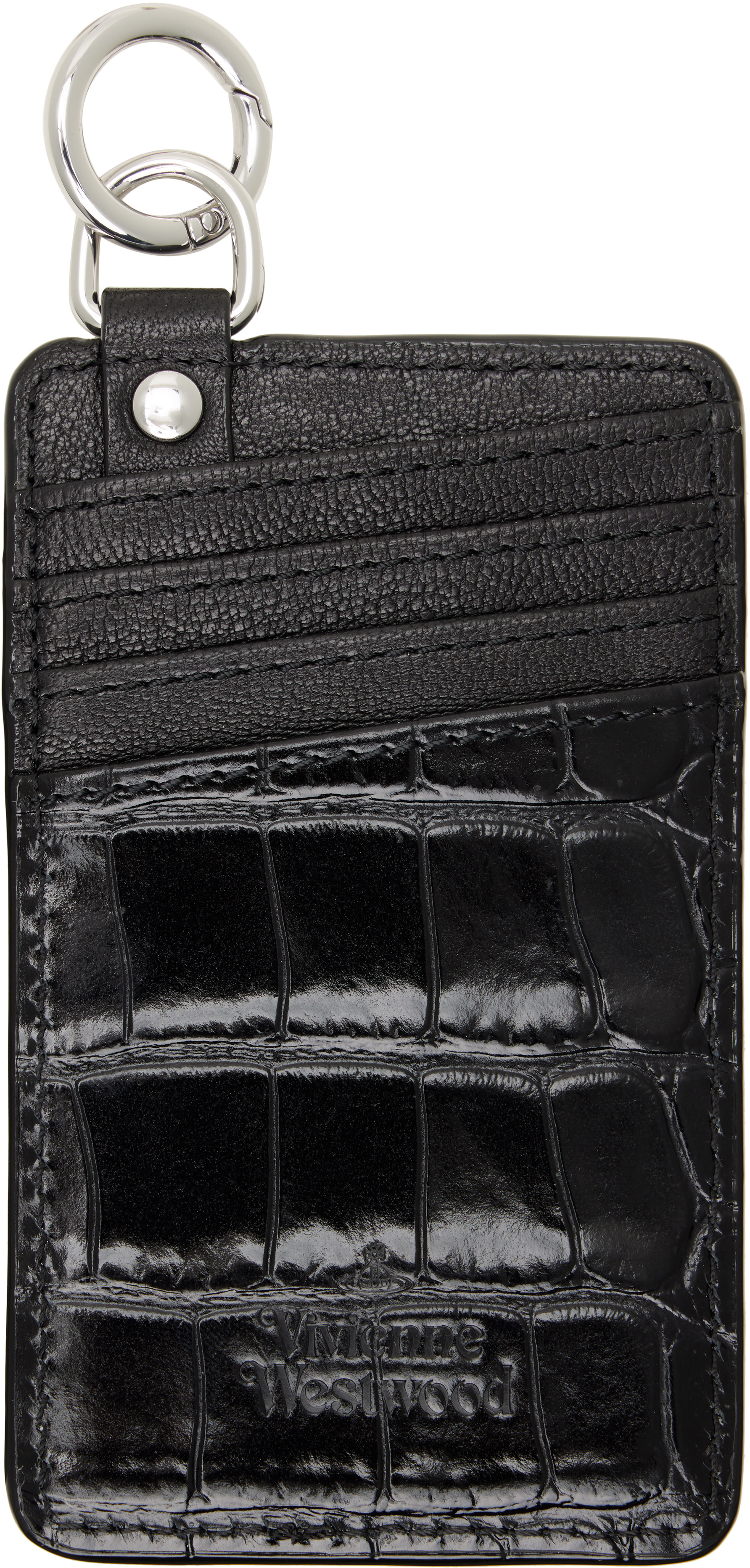 Vivienne Westwood - ブラック Vertical フラット カードケース