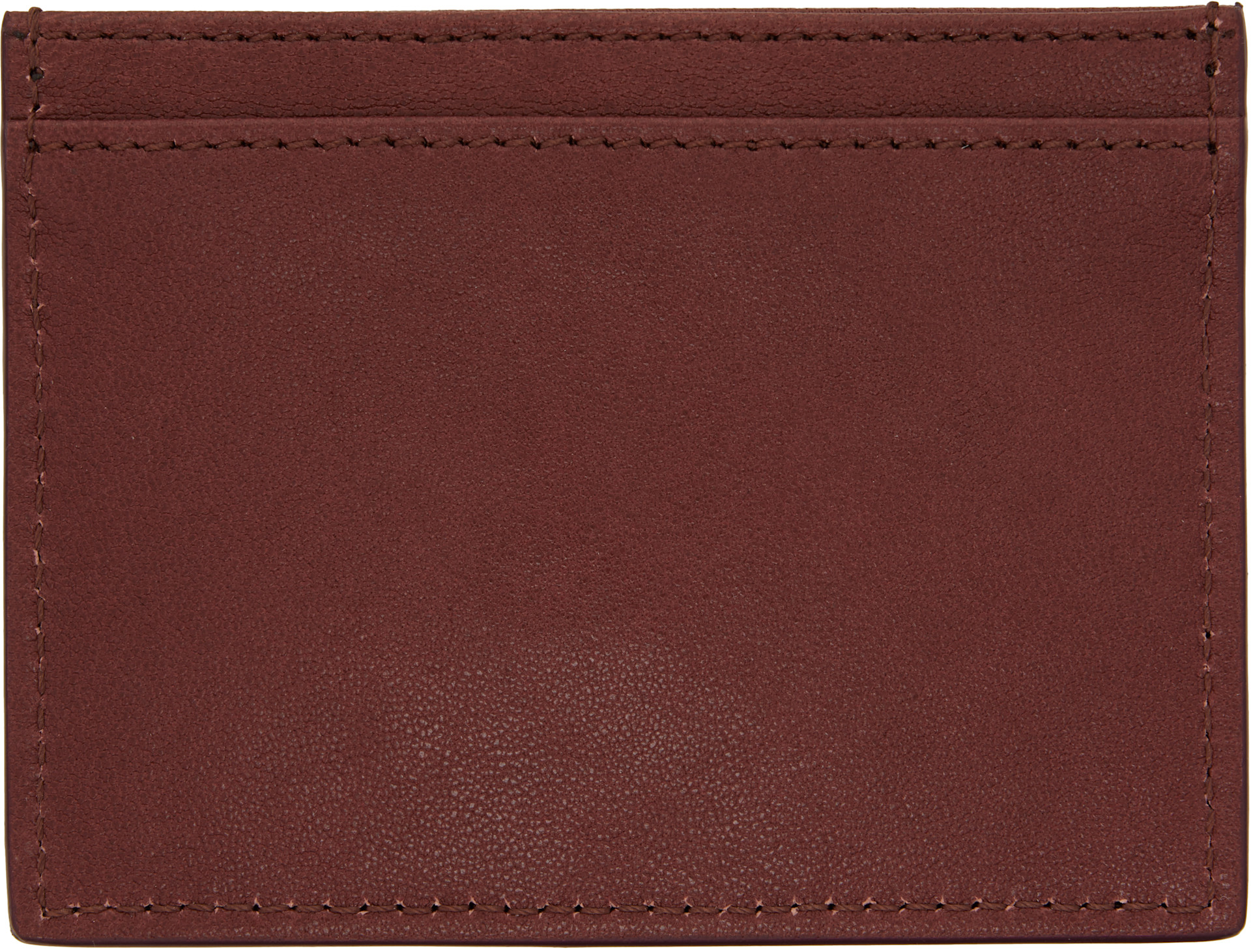 Vivienne Westwood: Brown Flat Card Holder | SSENSE