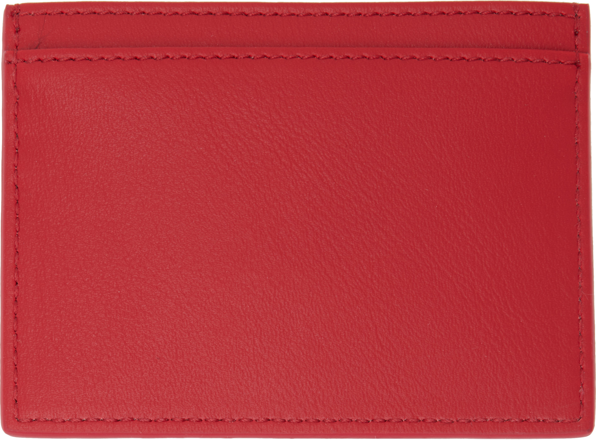 Vivienne Westwood: Red Flat Card Holder | SSENSE