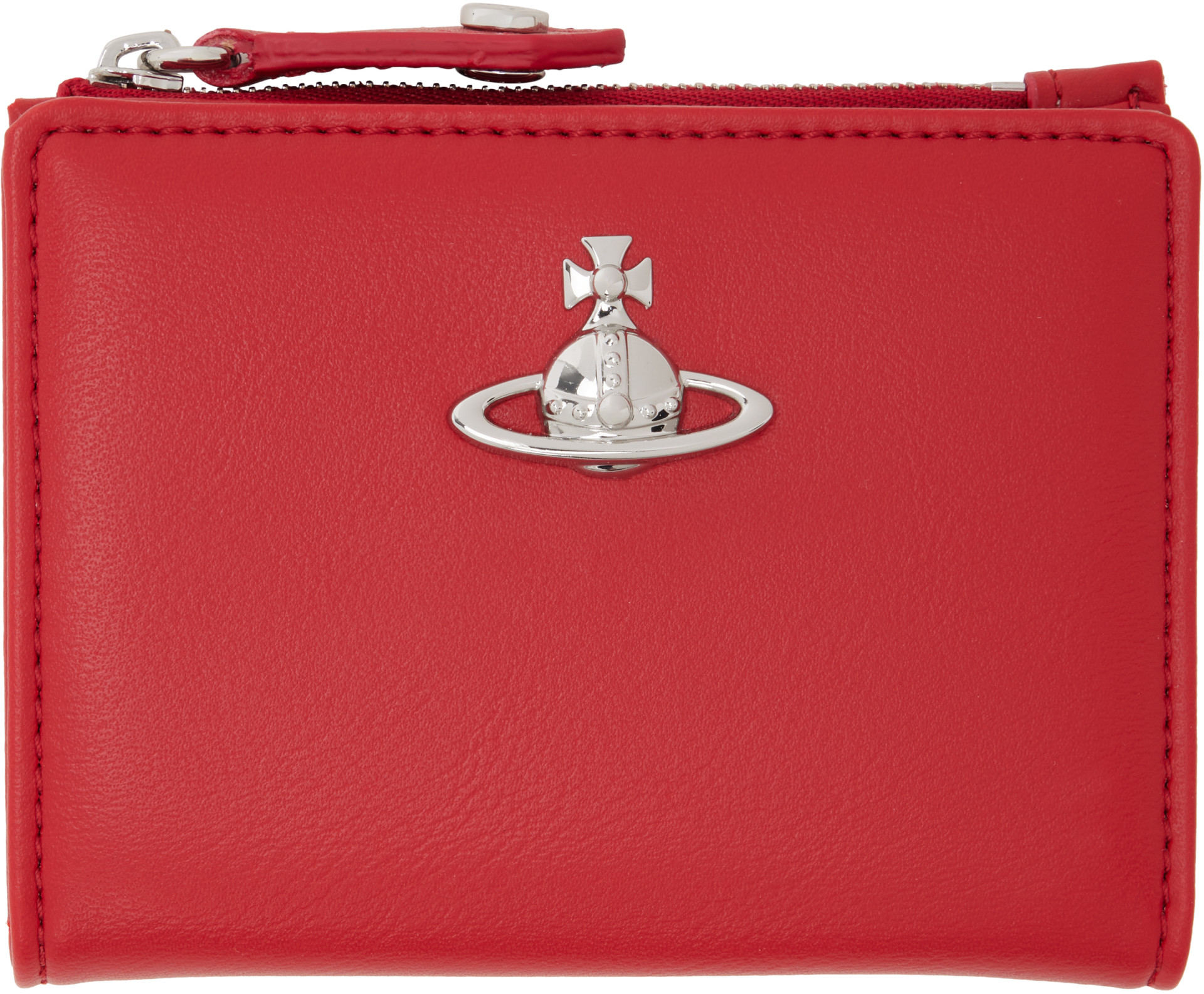 Vivienne Westwood: レッド スリム フラップカードケース | SSENSE 日本 Vivienne Westwood: レッド スリム フラップカードケース | SSENSE 日本