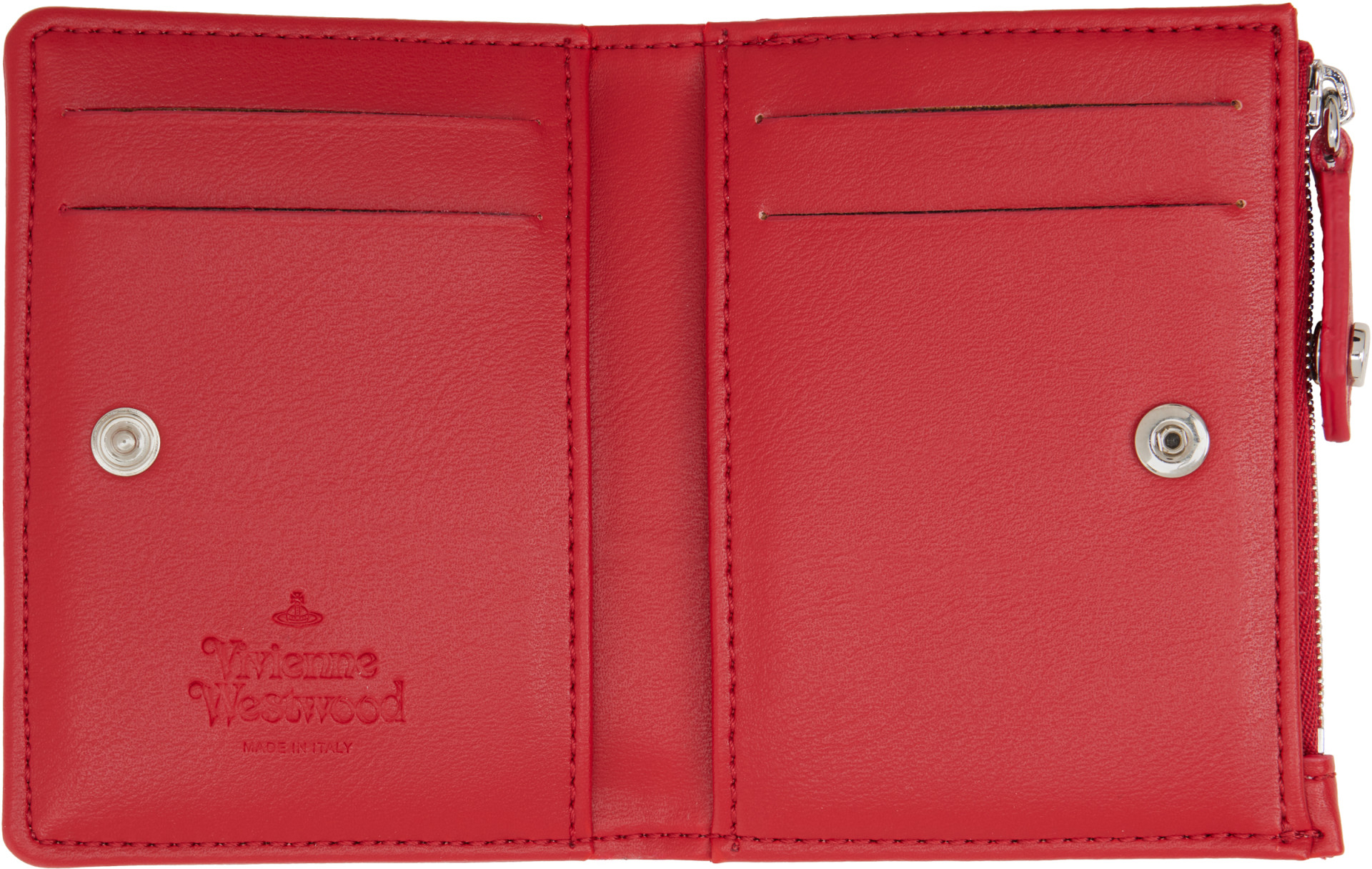 Vivienne Westwood カードケース限定品 Vivienne Westwood: レッド スリム フラップカードケース | SSENSE 日本