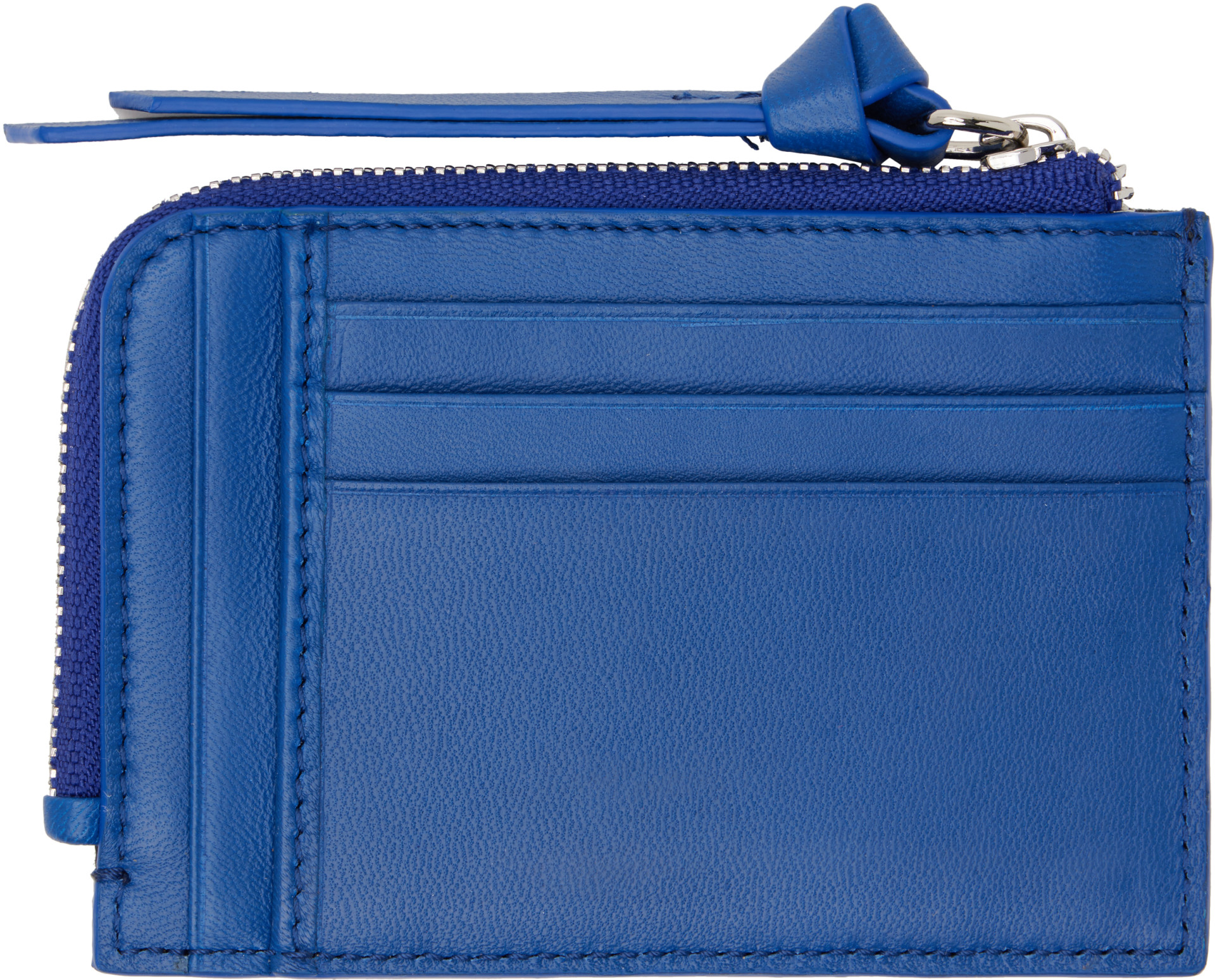 Vivienne Westwood: Blue Zip Card Holder | SSENSE