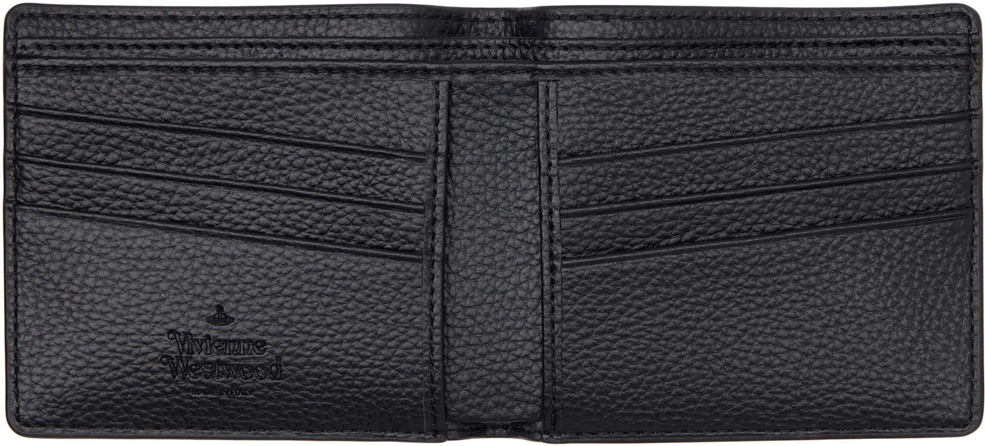 Vivienne Westwood - Black Faux-Leather Man. Billfold Wallet
