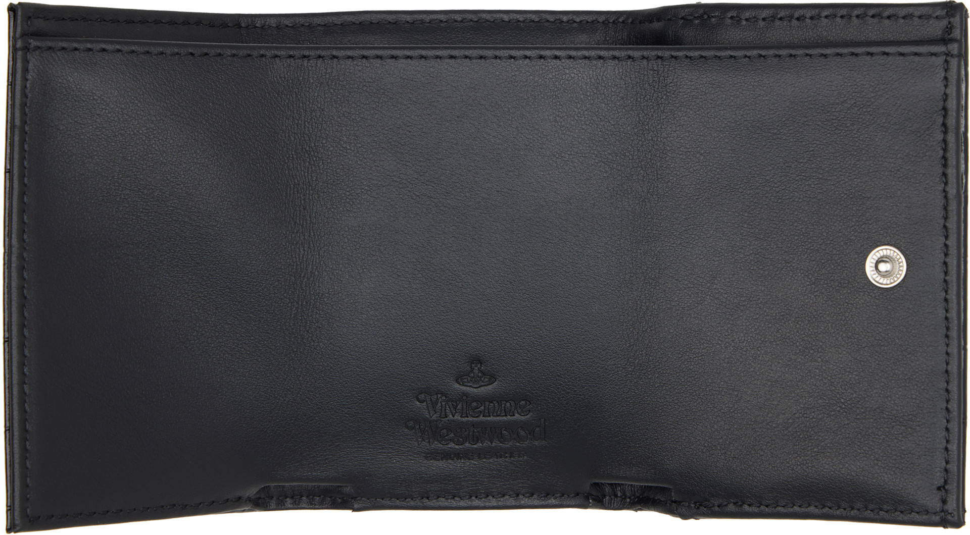 Vivienne Westwood: ブラック Envelope Billfold 財布 | SSENSE 日本