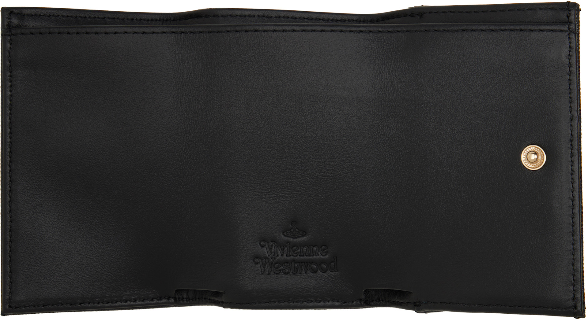 Vivienne Westwood: ブラック Envelope Billfold 財布 | SSENSE 日本