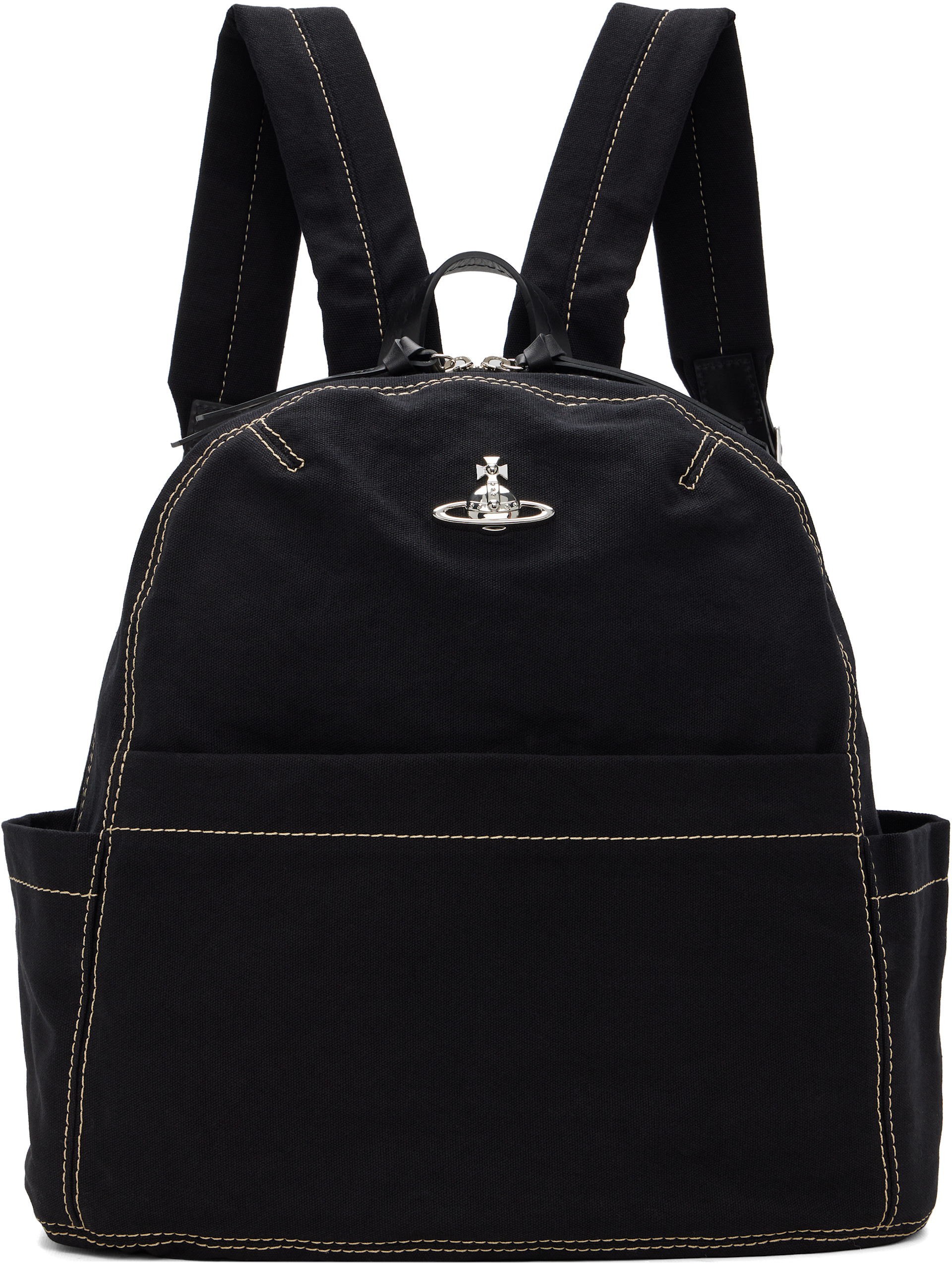 Vivienne Westwood - Black George Medium Backpack
