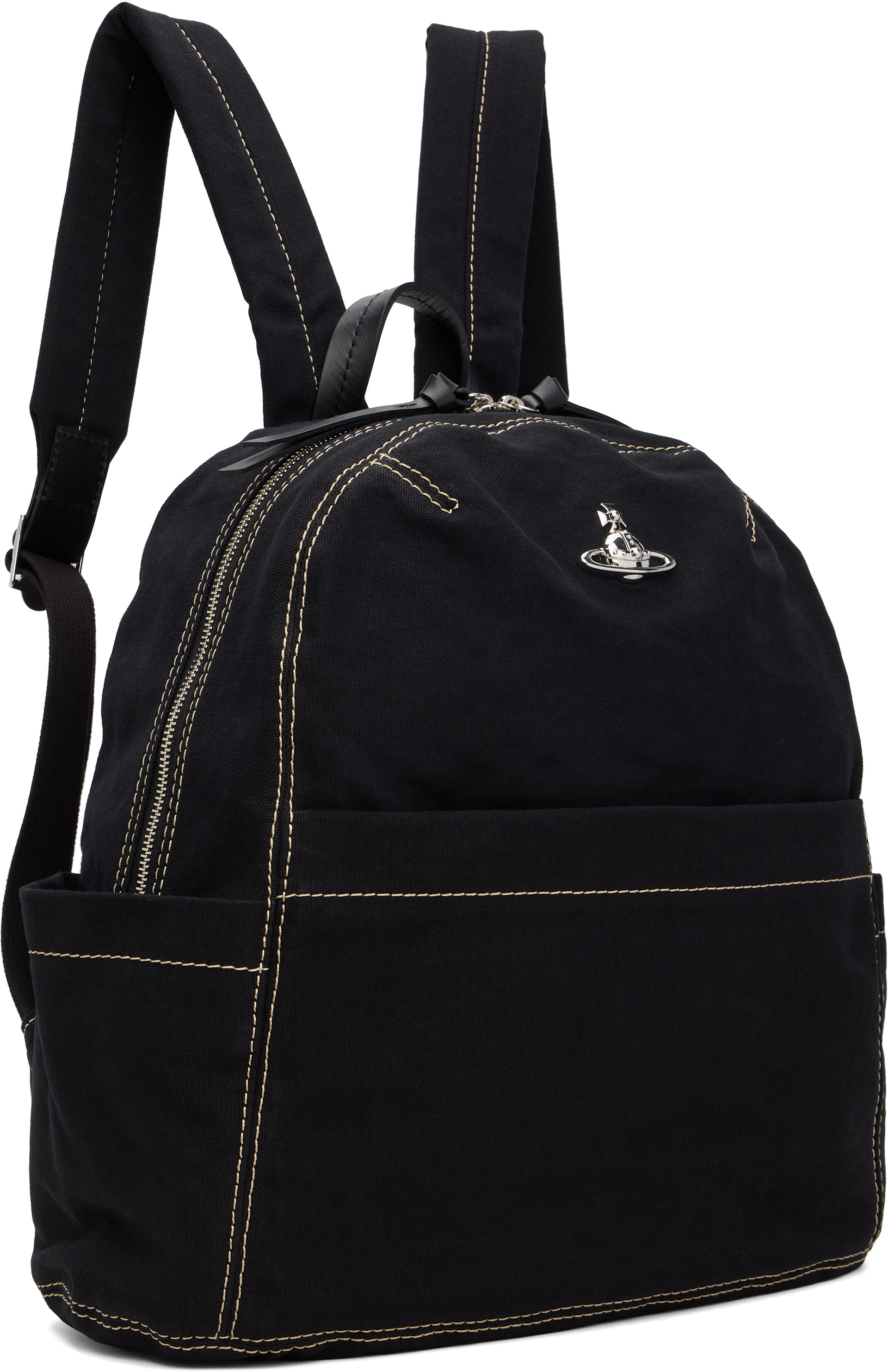 Vivienne Westwood - Black George Medium Backpack