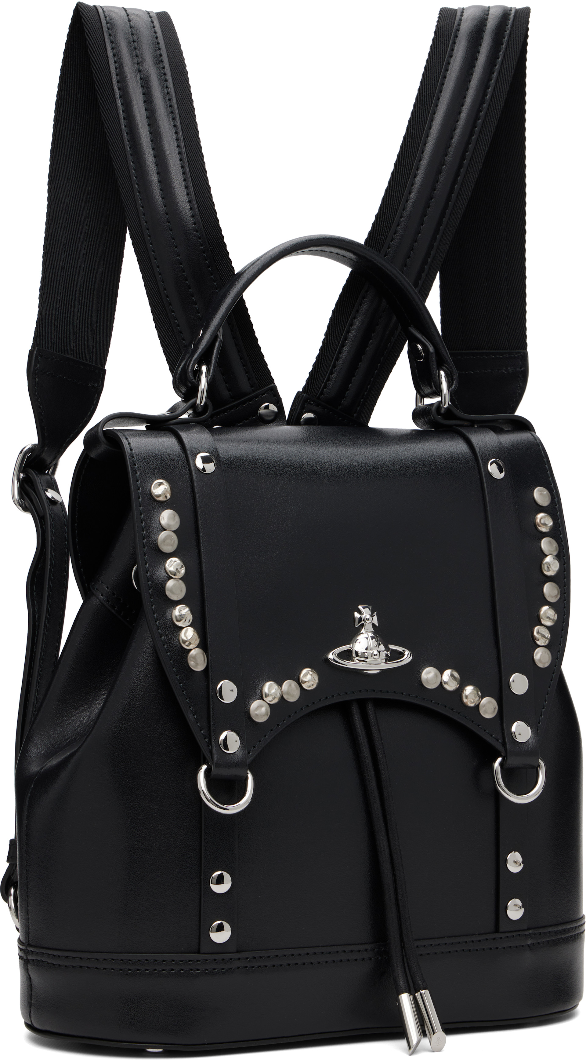 Vivienne Westwood - 블랙 스몰 맥스 백팩