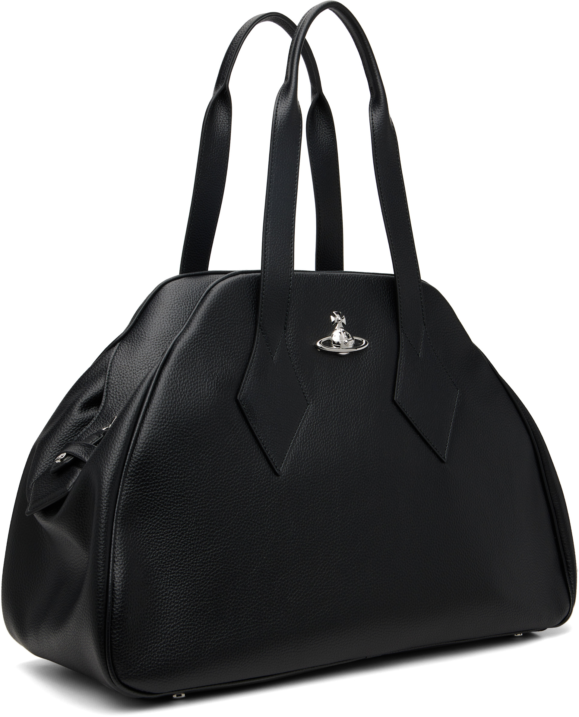 Vivienne Westwood: Black Yasmine Large Tote | SSENSE