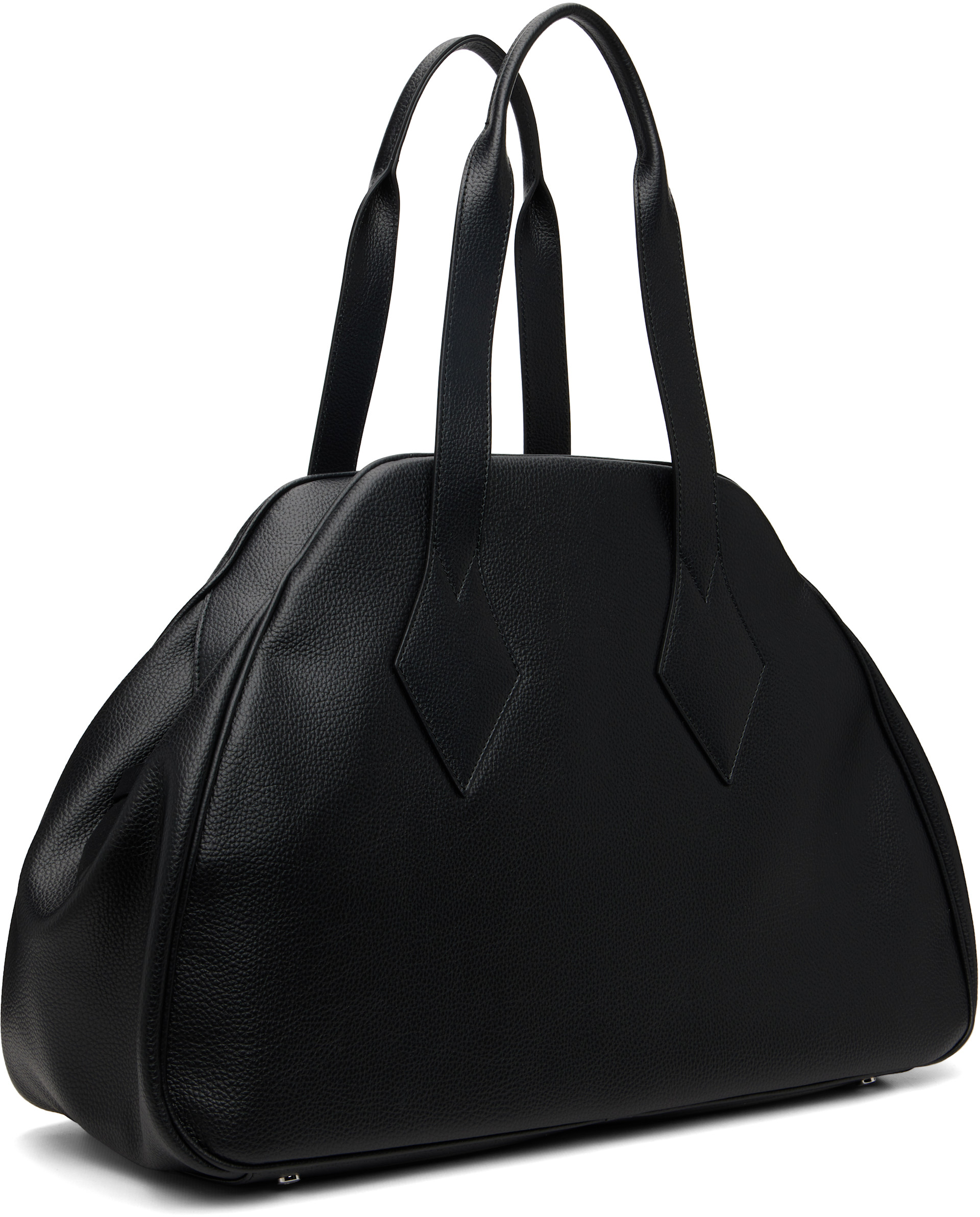 Vivienne Westwood: Black Yasmine Large Tote | SSENSE