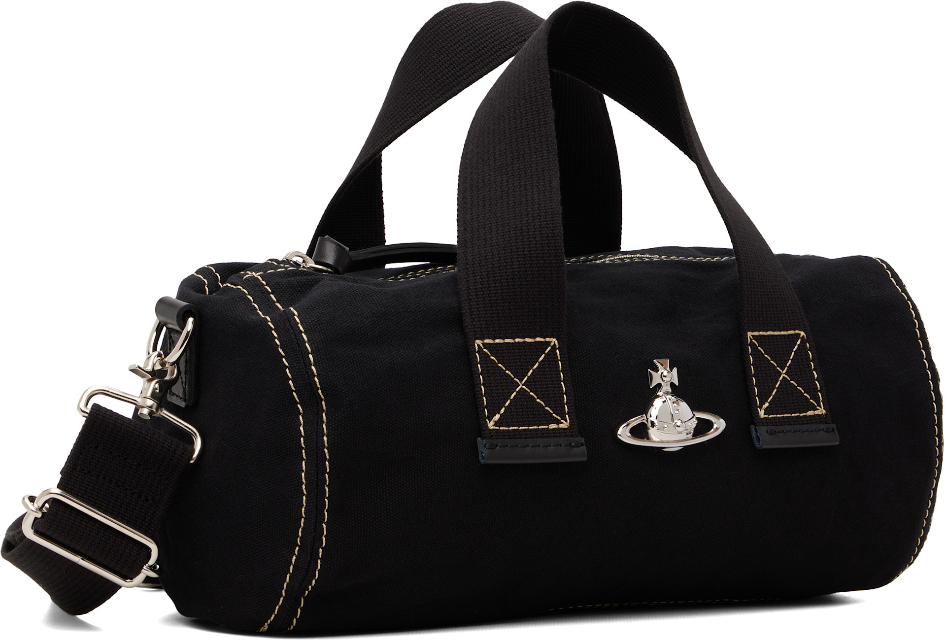 VivienneWestwood man ボディーバック Vivienne Westwood: Black Paul Cylinder Crossbody Bag | SSENSE