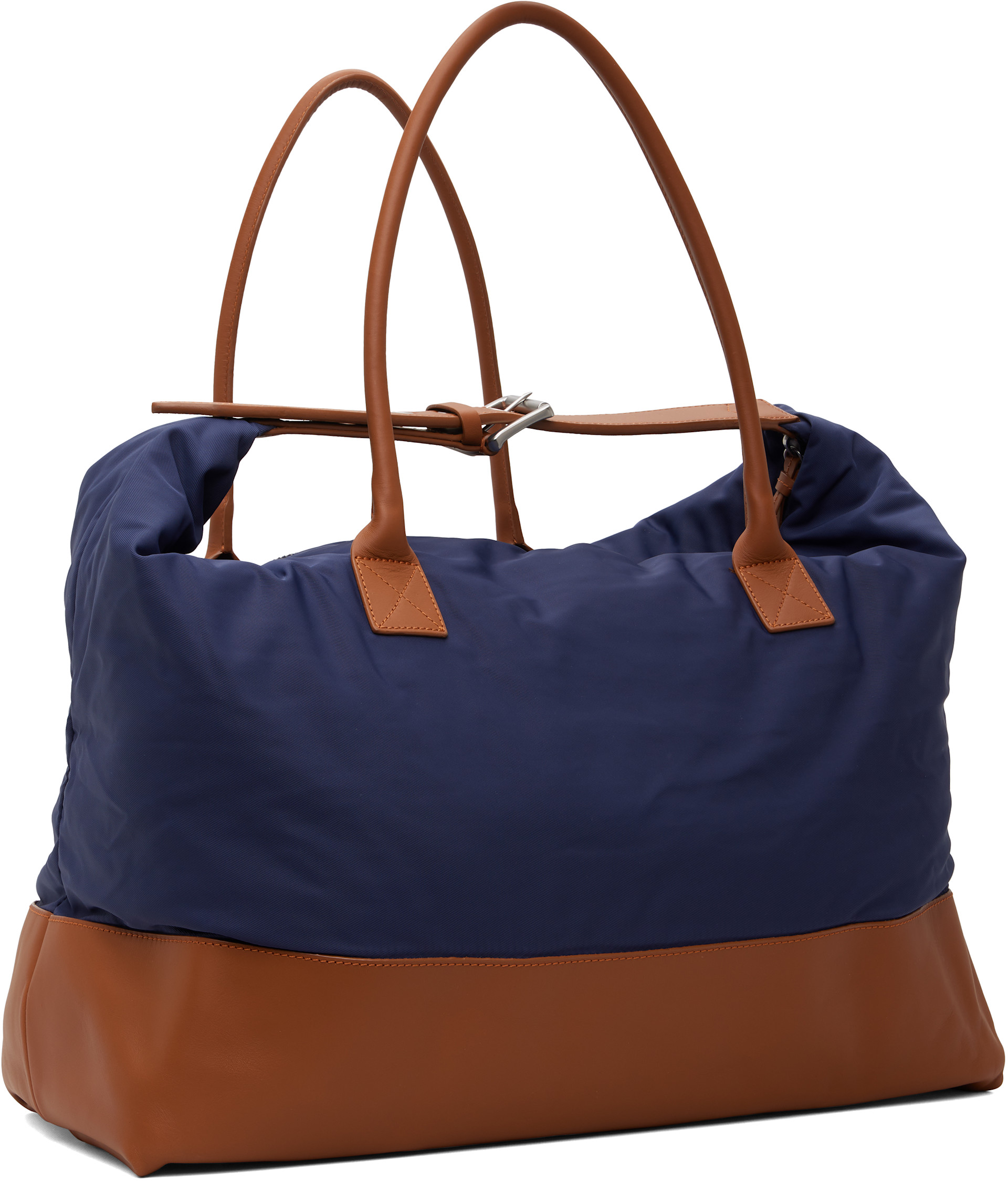 Vivienne Westwood - ネイビー&ブラウン Sid Weekender ダッフルバッグ