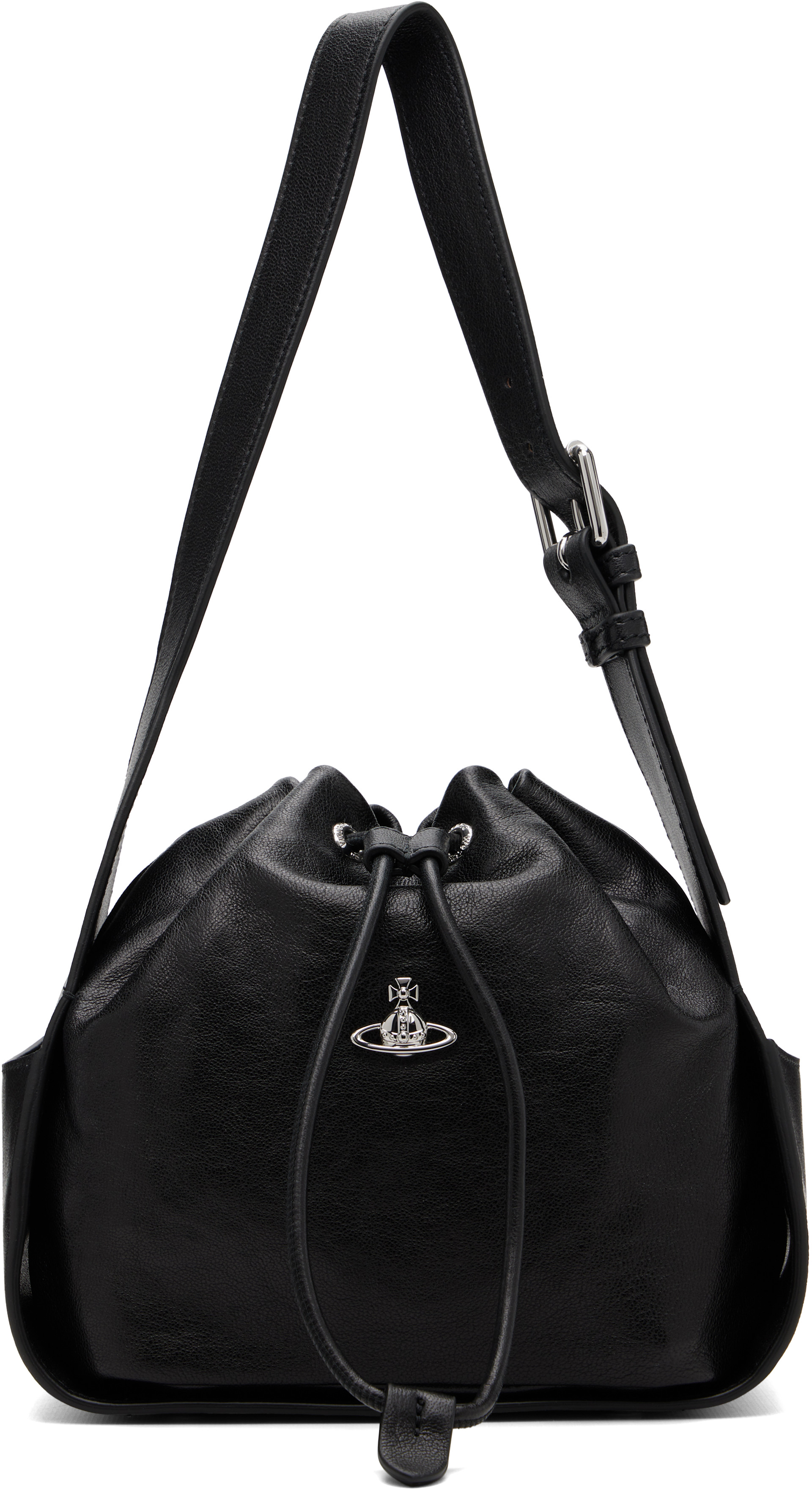Vivienne Westwood: Black Stacey Bucket Bag | SSENSE Canada