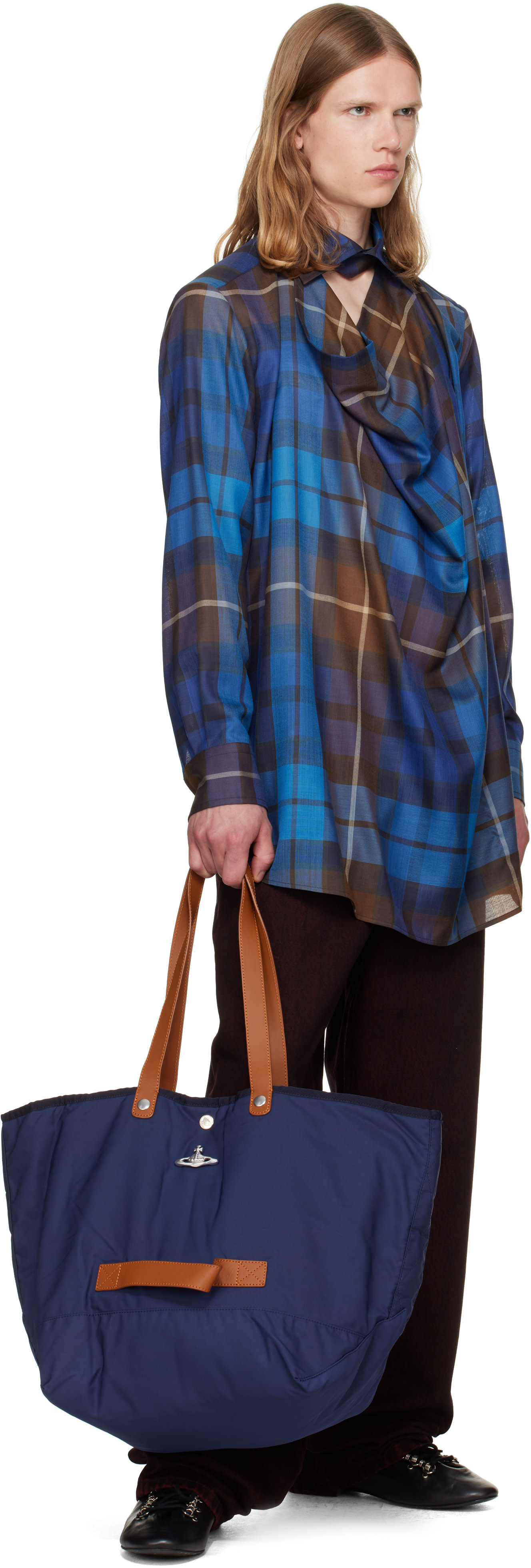 Vivienne Westwood - Cabas utilitaire bleu