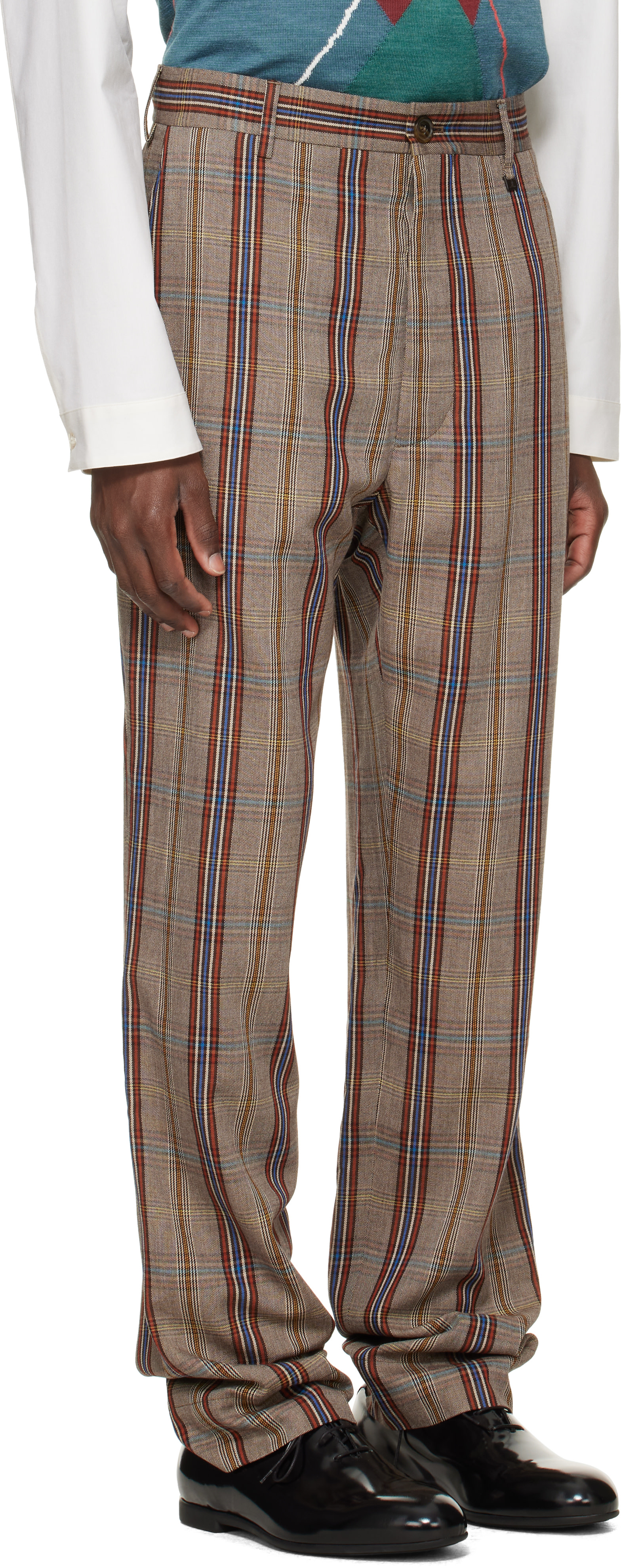 Vivienne Westwood: Beige Cruise Trousers | SSENSE South Korea